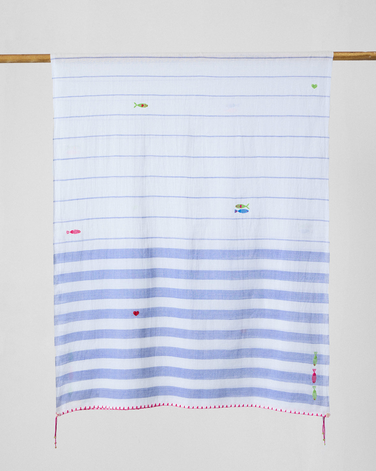 Skyline Scarf - Light purple & White thumbnail 2