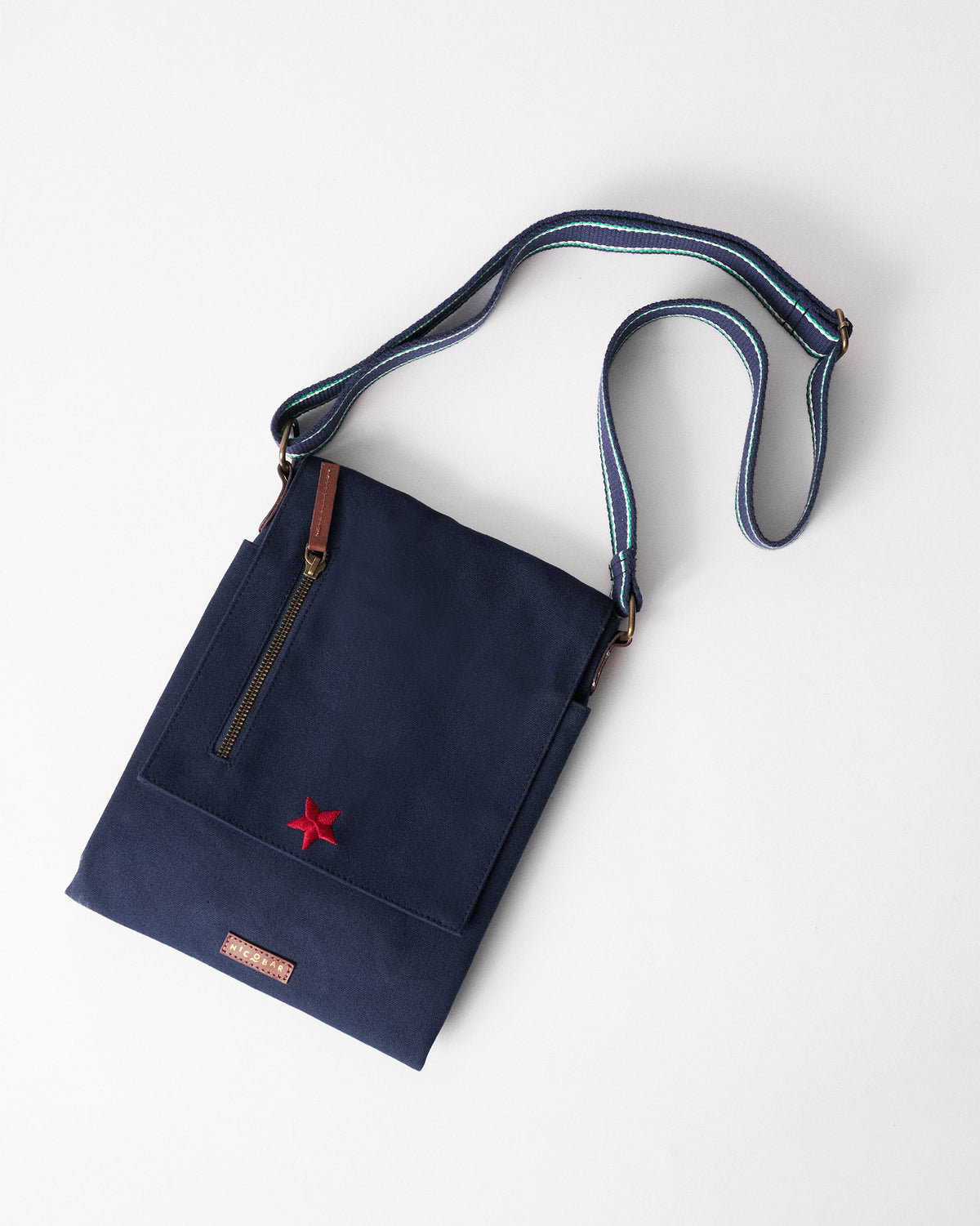 Safari Men's Messenger - Navy thumbnail 6