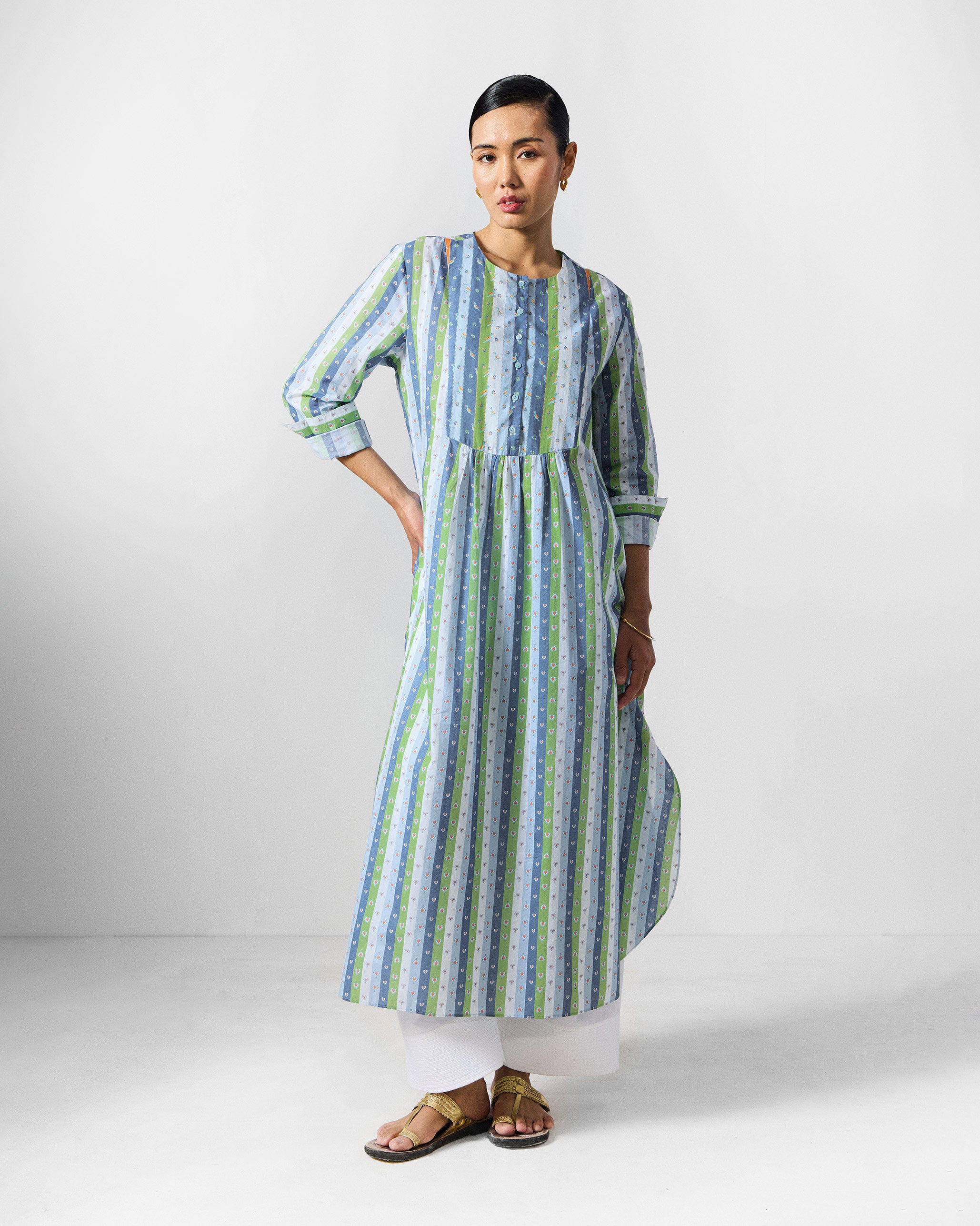 Imke Kurta - Multicoloured Printed