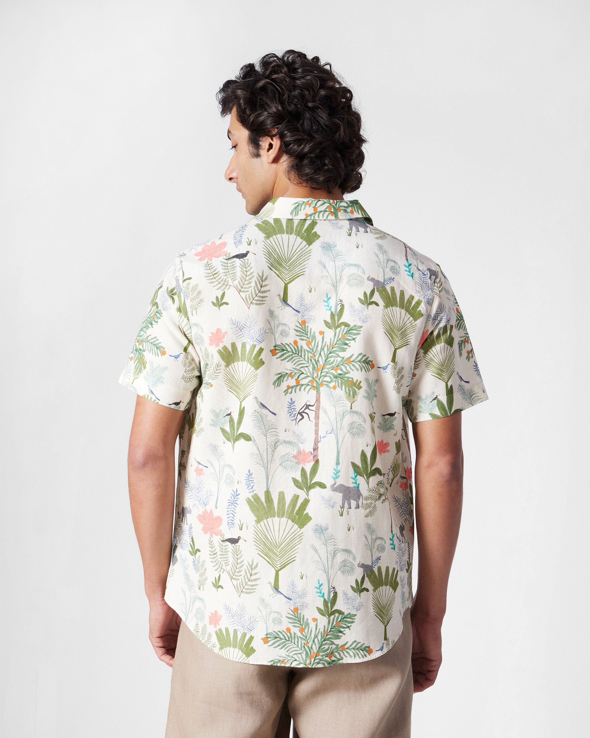 Half Sleeve Shirt - Multicolour Printed