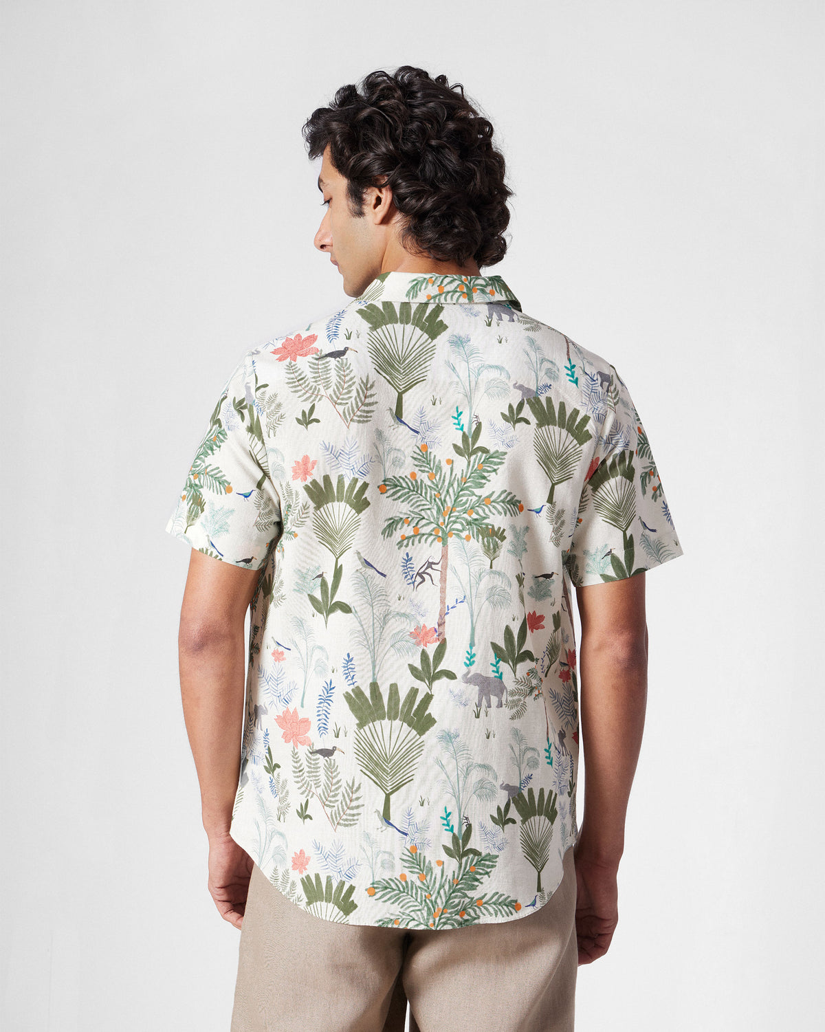 Half Sleeve Shirt - Multicolour Printed