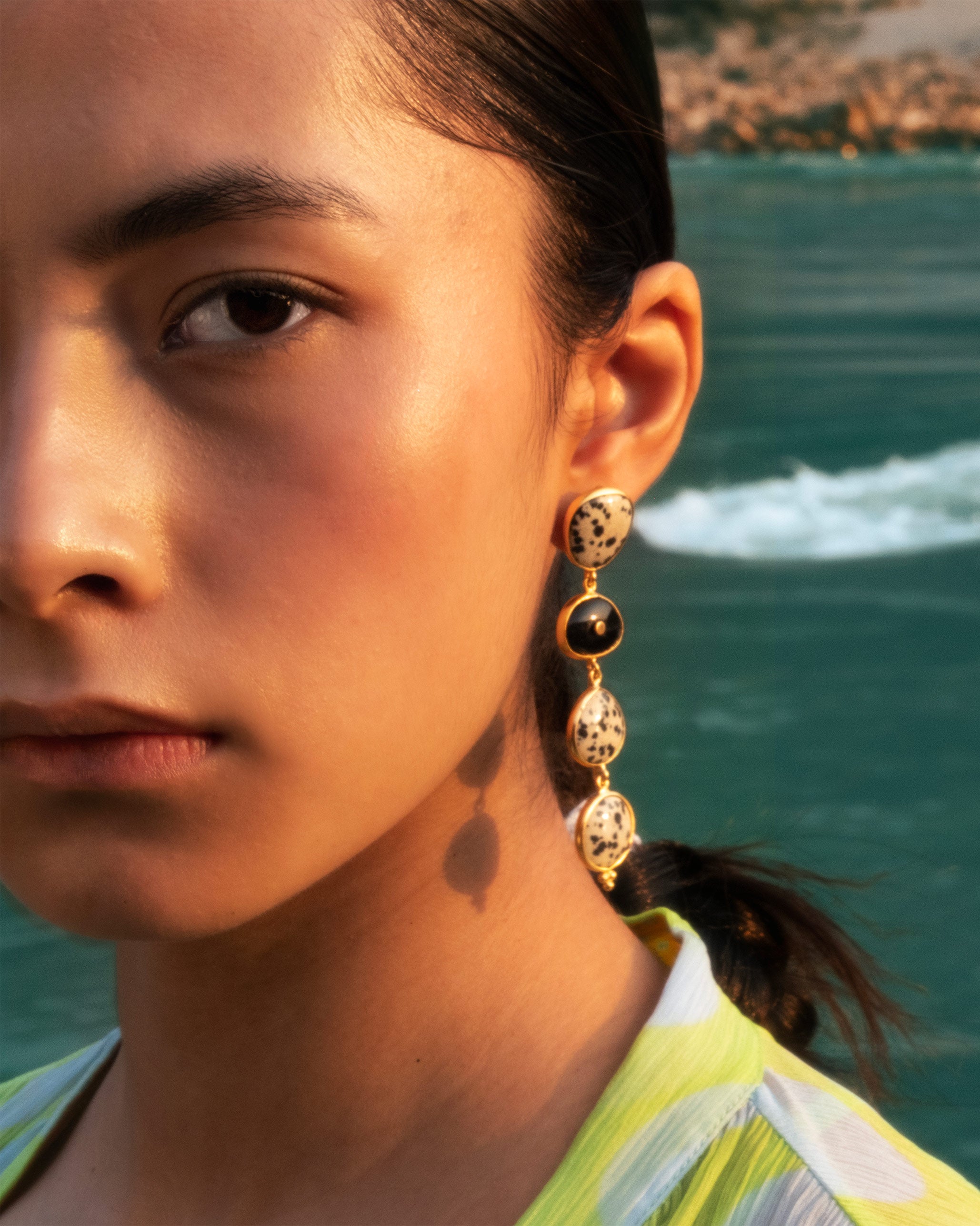 Mountain Danglers - Gold