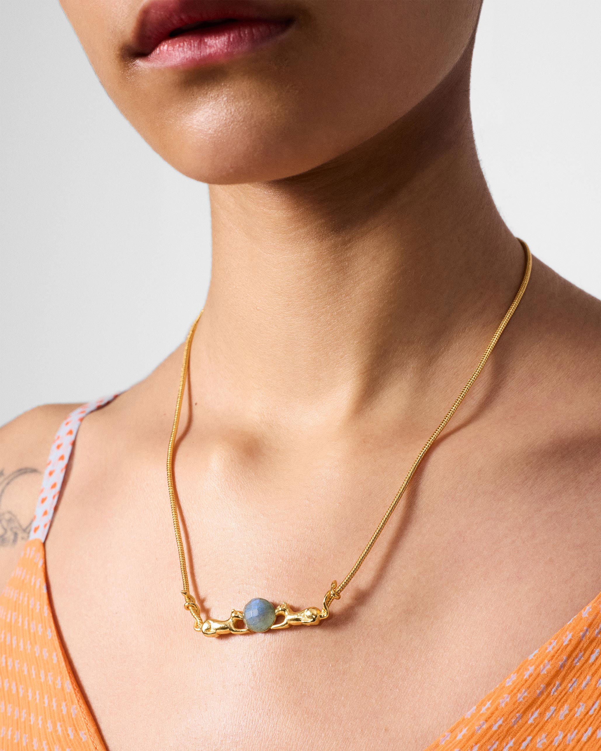 Leopard Necklace - Gold