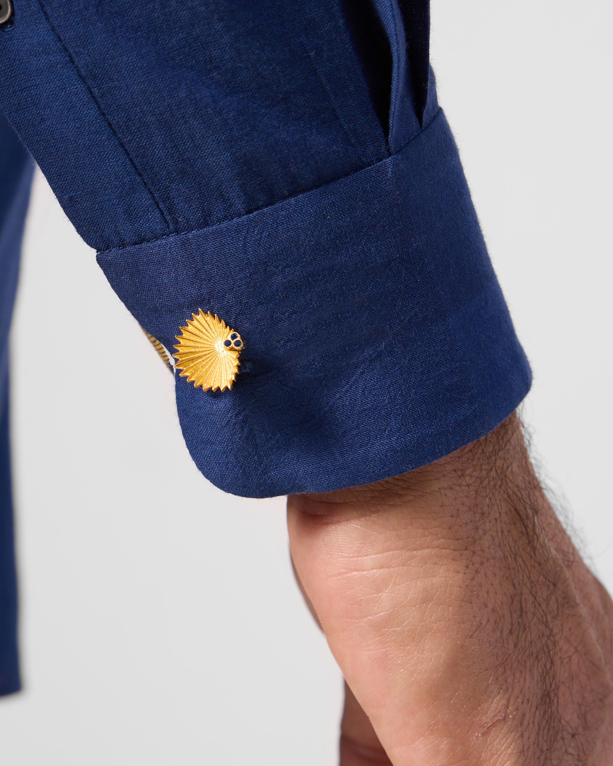 Palm Leaf Cufflinks - Gold
