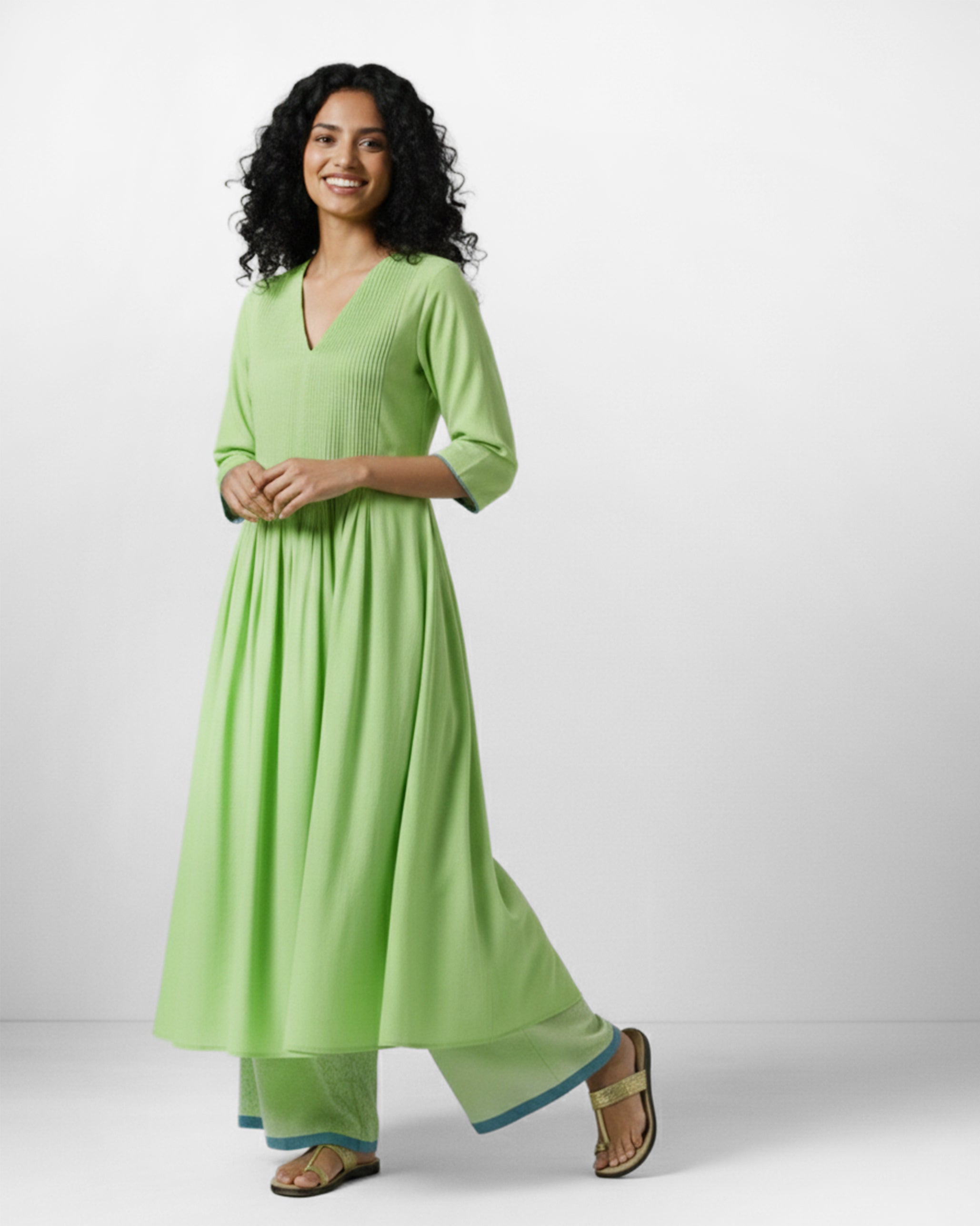 Yara Kurta - Light Green