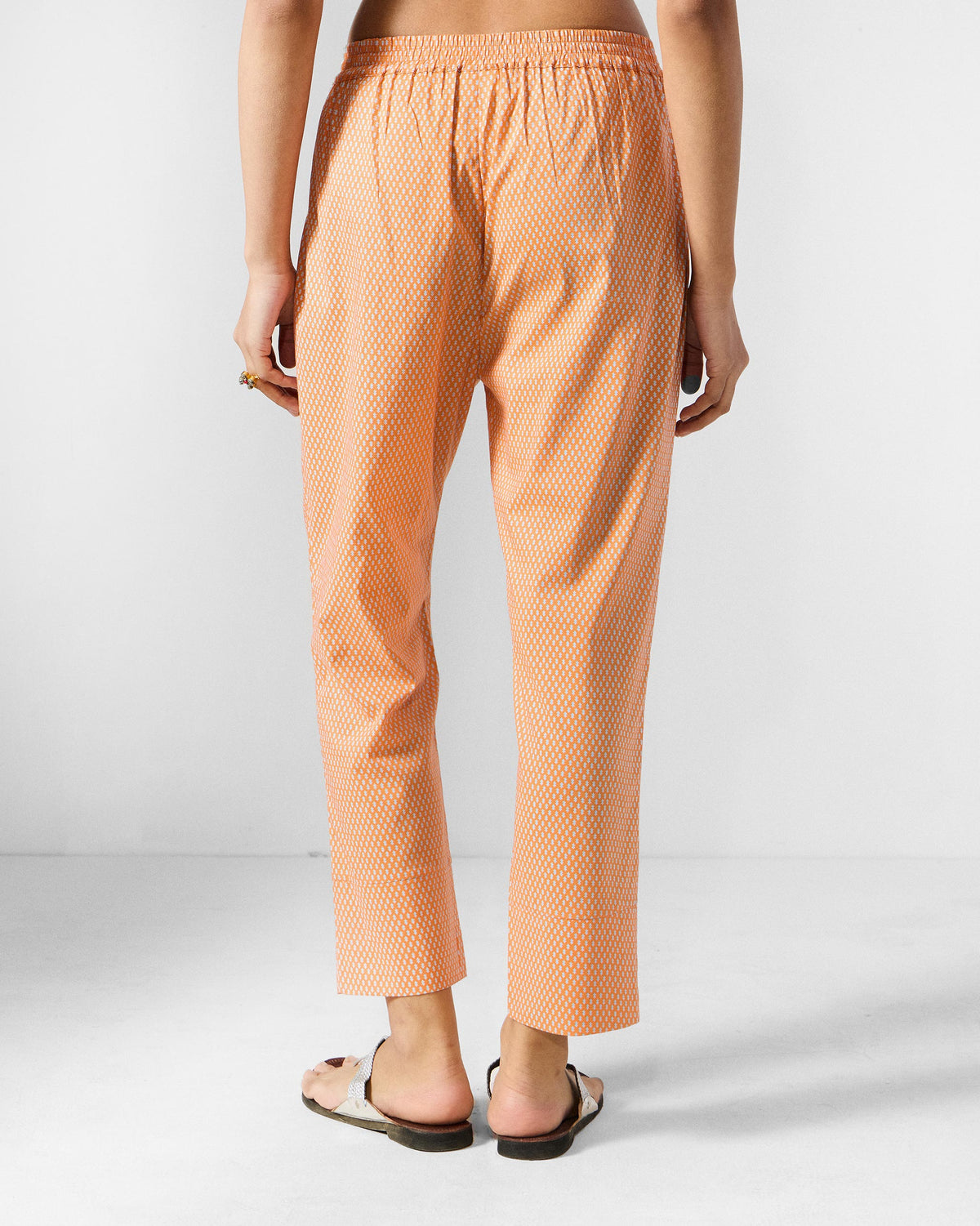 Perch Pants - Orange Printed