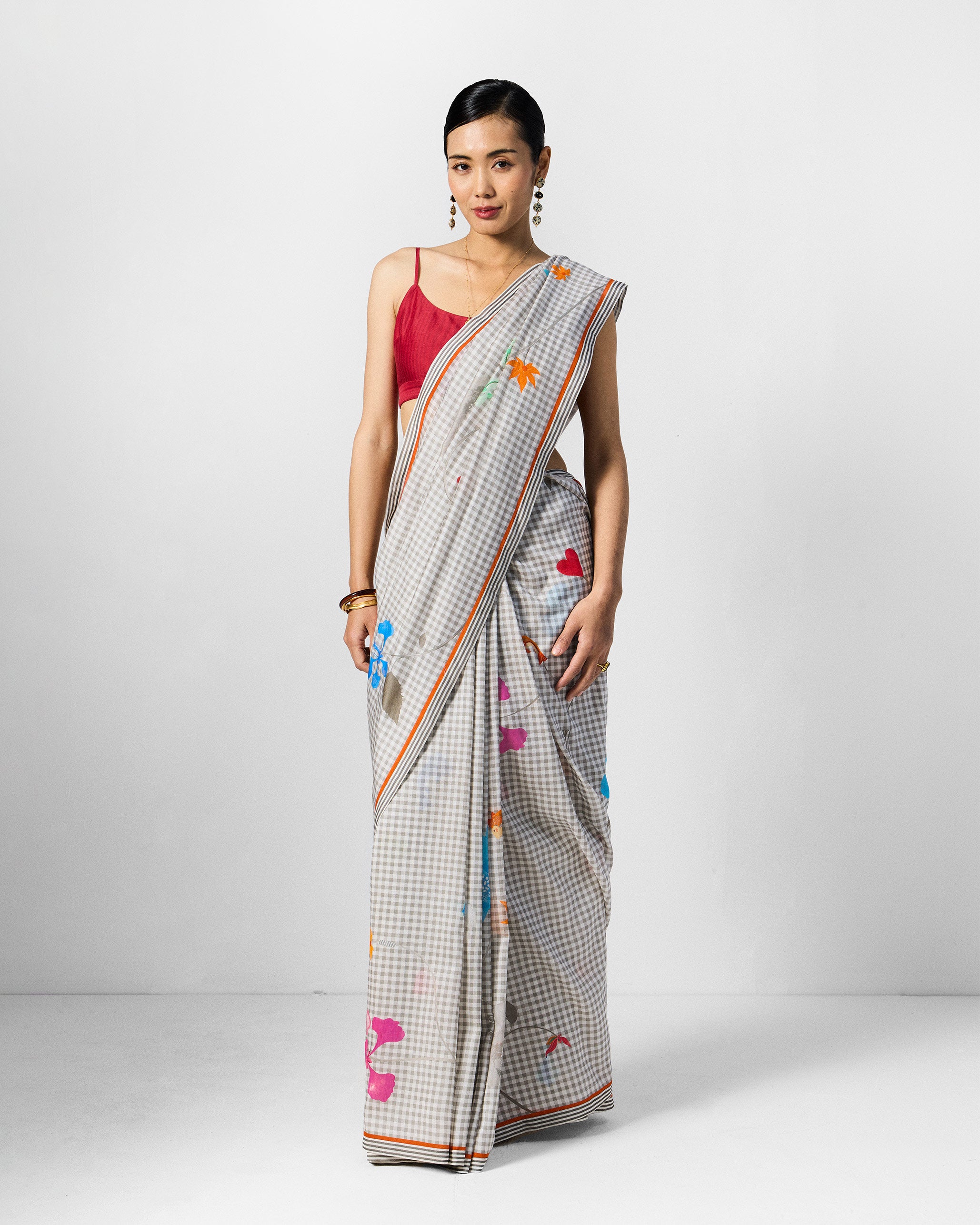 Lyla Sari - Grey & White Printed