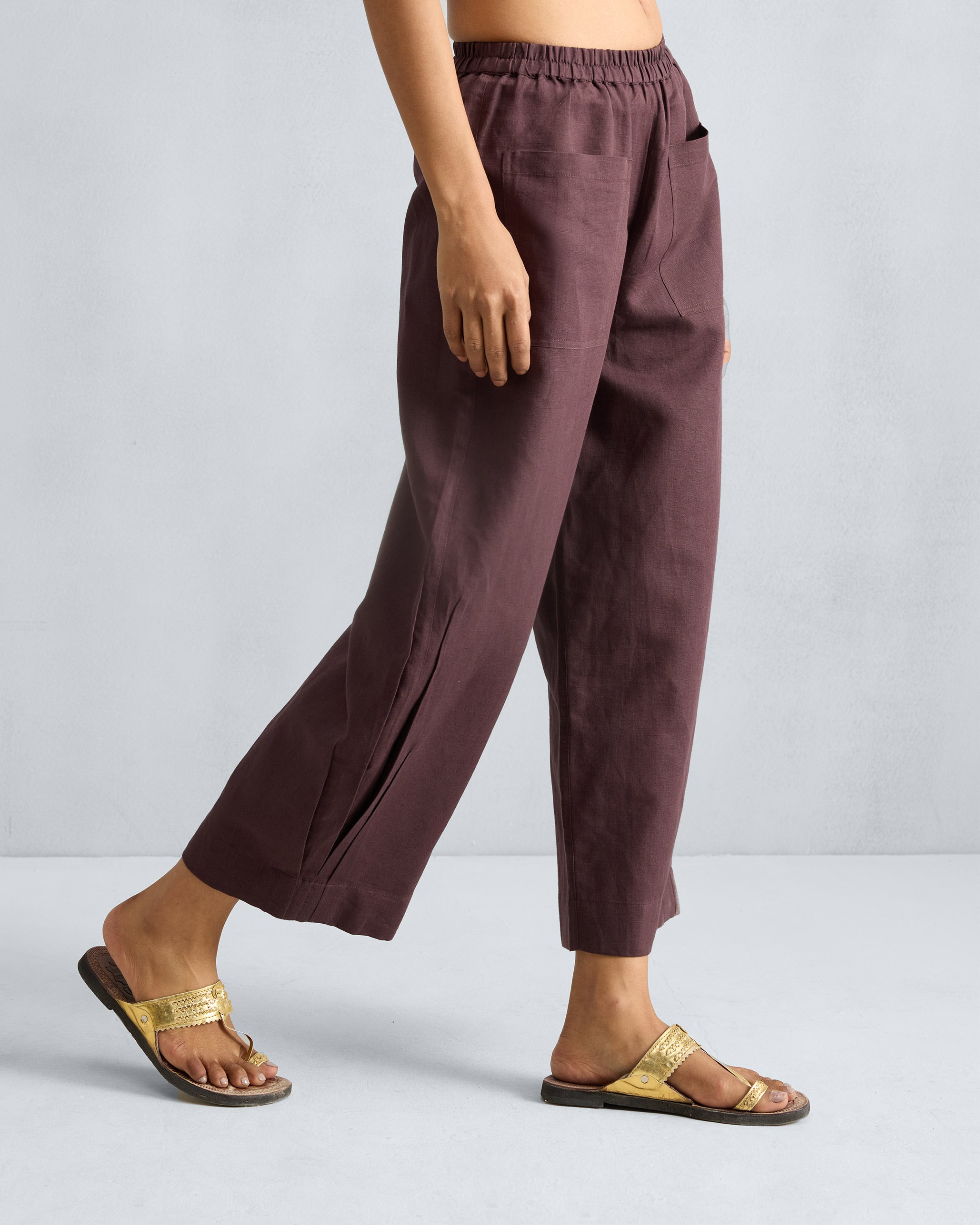 Serene Pants - Chocolate Plum