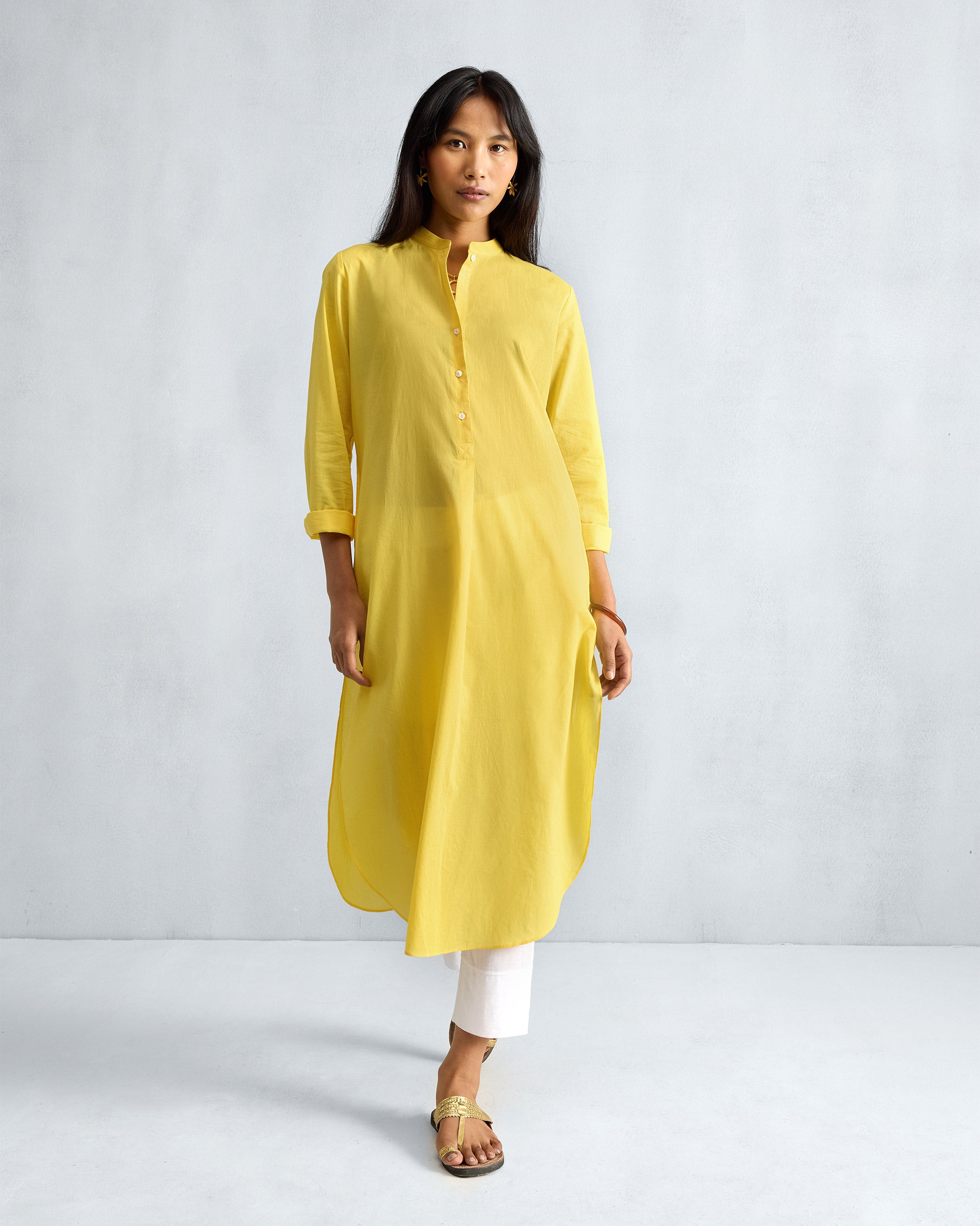 Narrow Pants - White