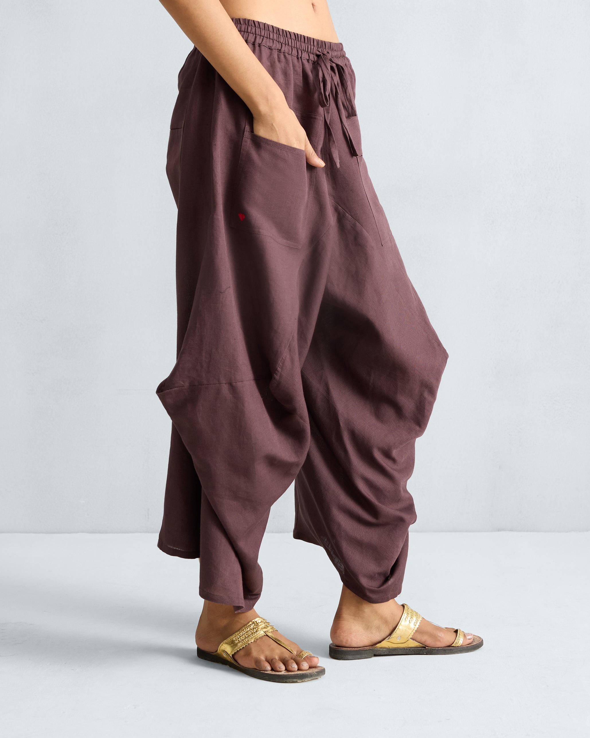 Yoka Trousers - Chocolate Plum