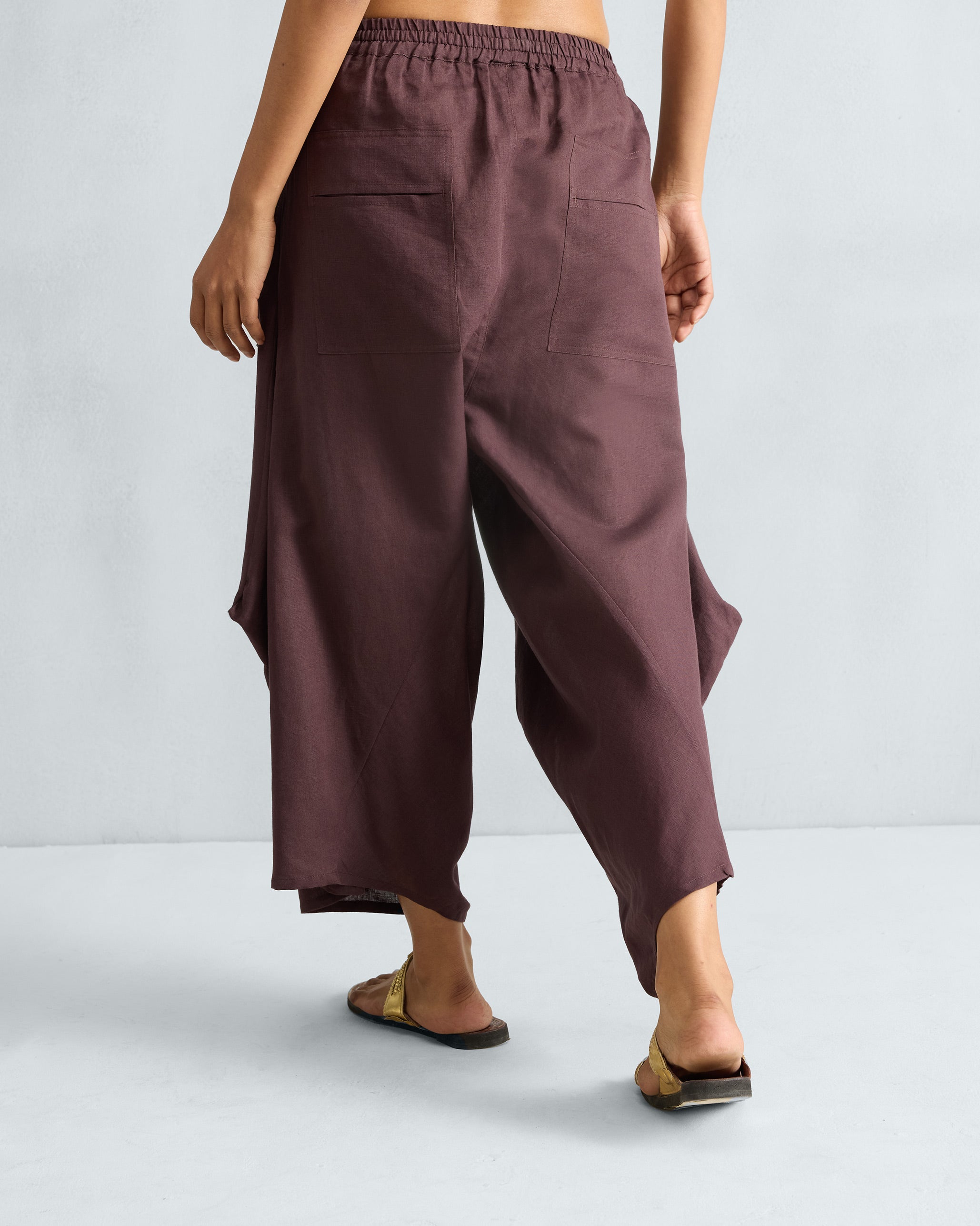 Yoka Trousers - Chocolate Plum