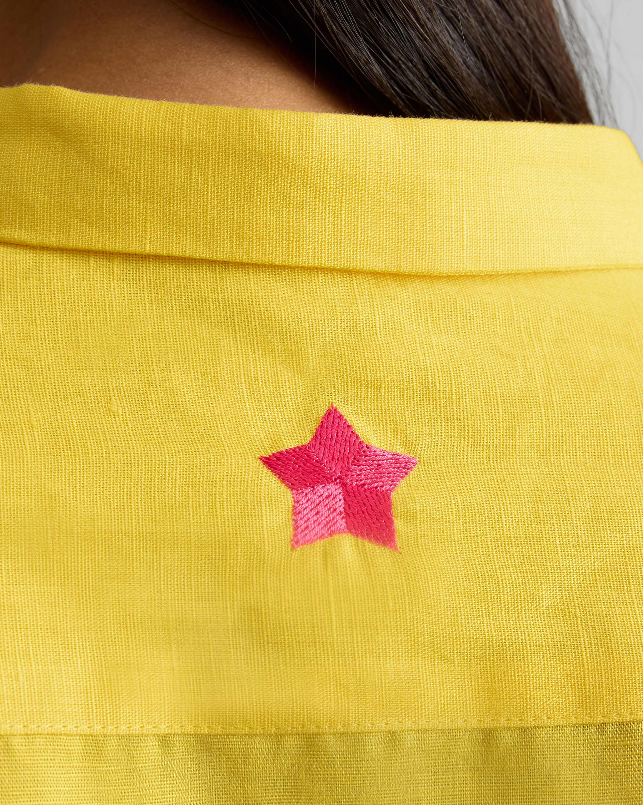 Drop Armhole Shirt - Yellow