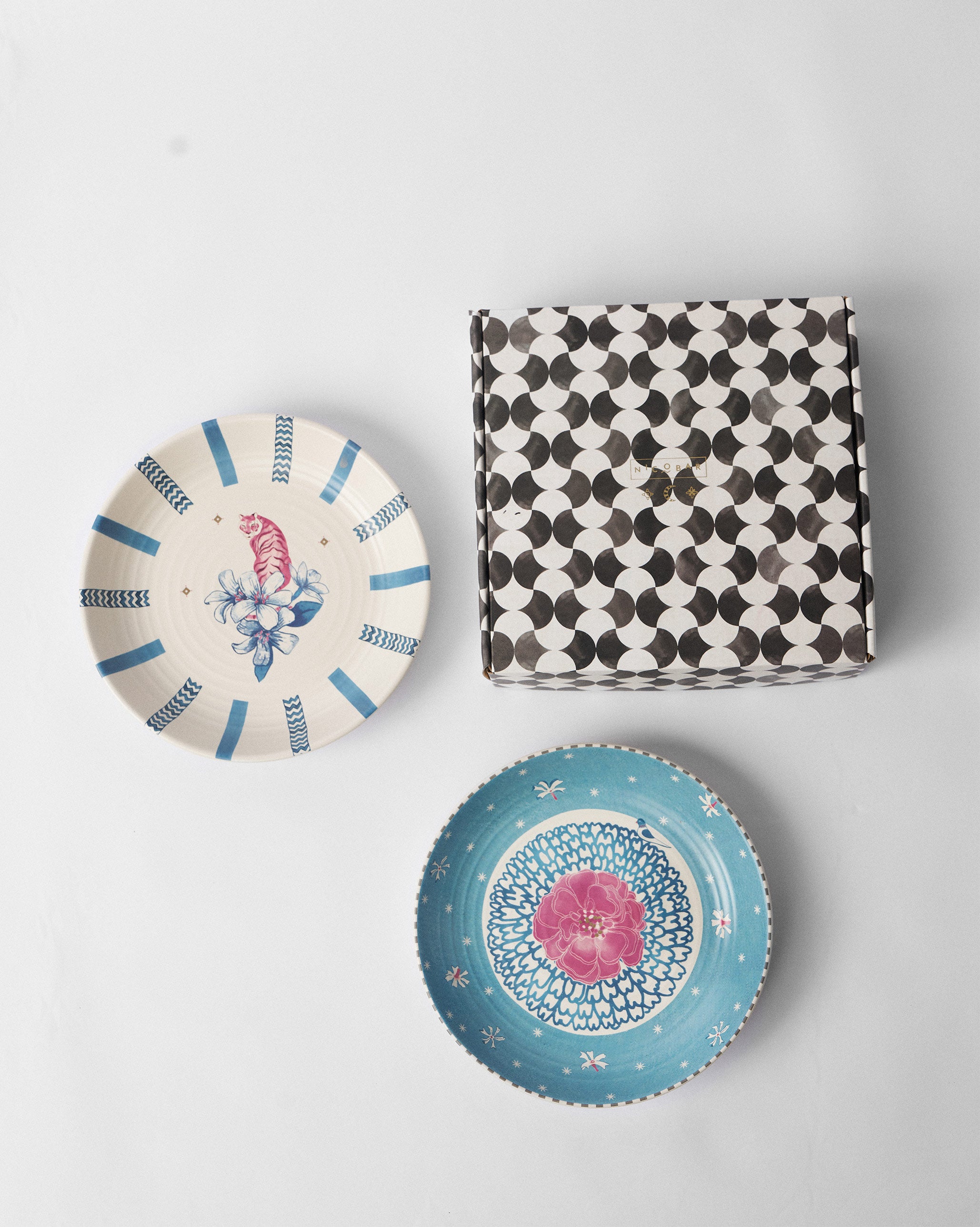 River Tiger Pasta Plate - Set of 2