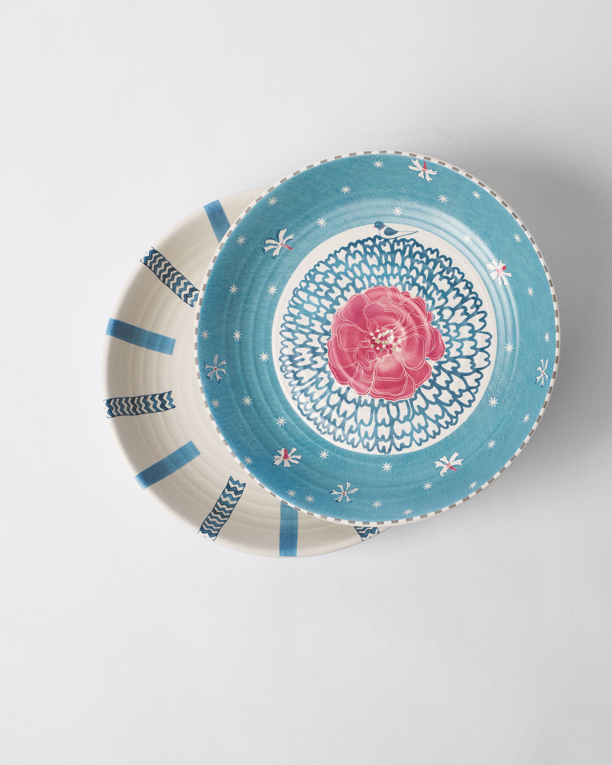 River Tiger Pasta Plate - Set of 2