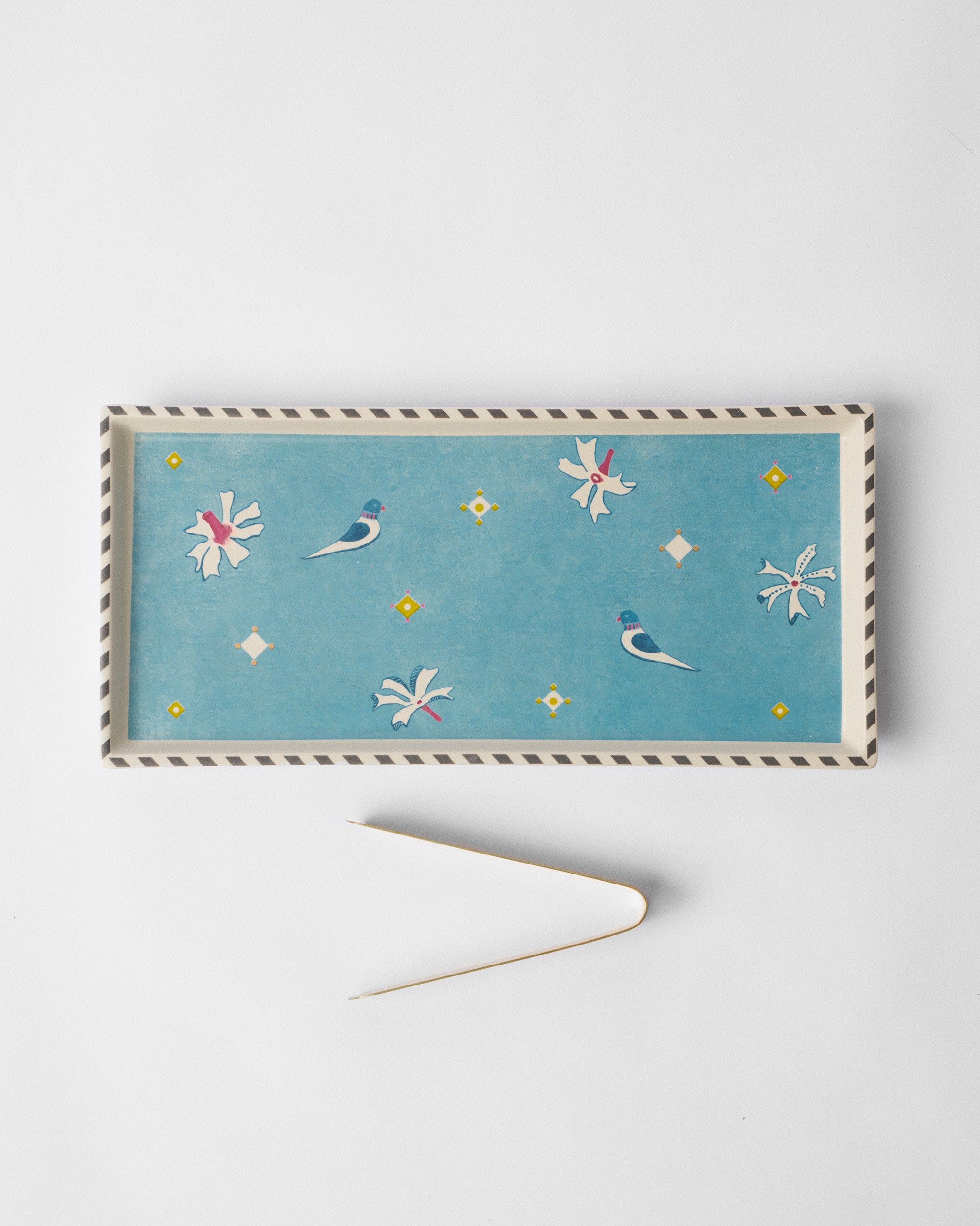 Parijat Cookie Tray With Tong