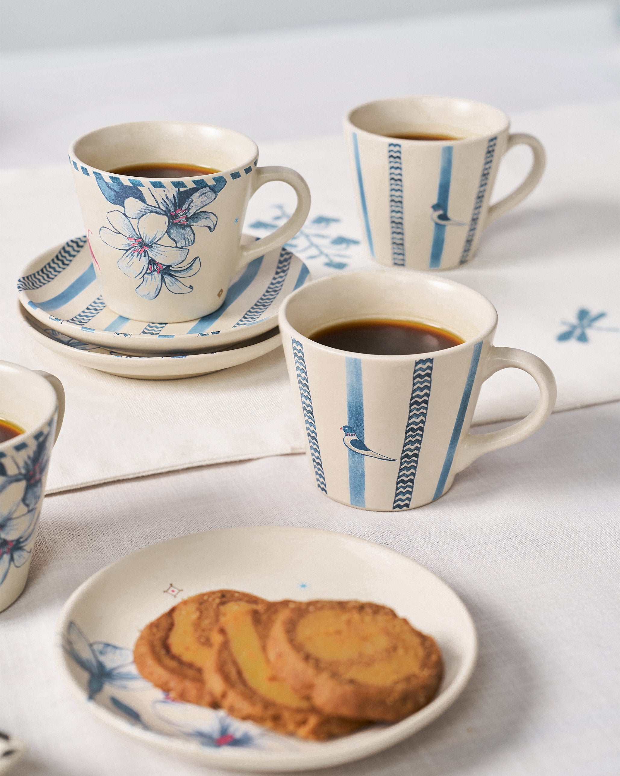 River Tiger Espresso Mug - Set of 4