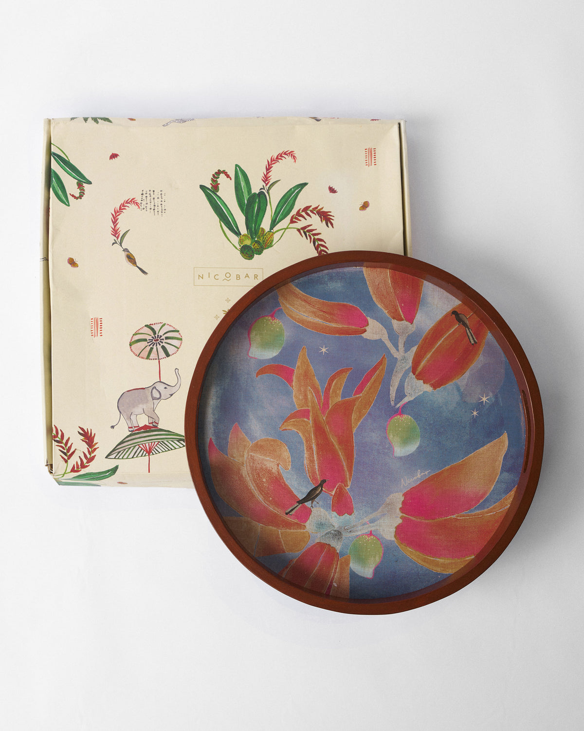 Palash Round Tray
