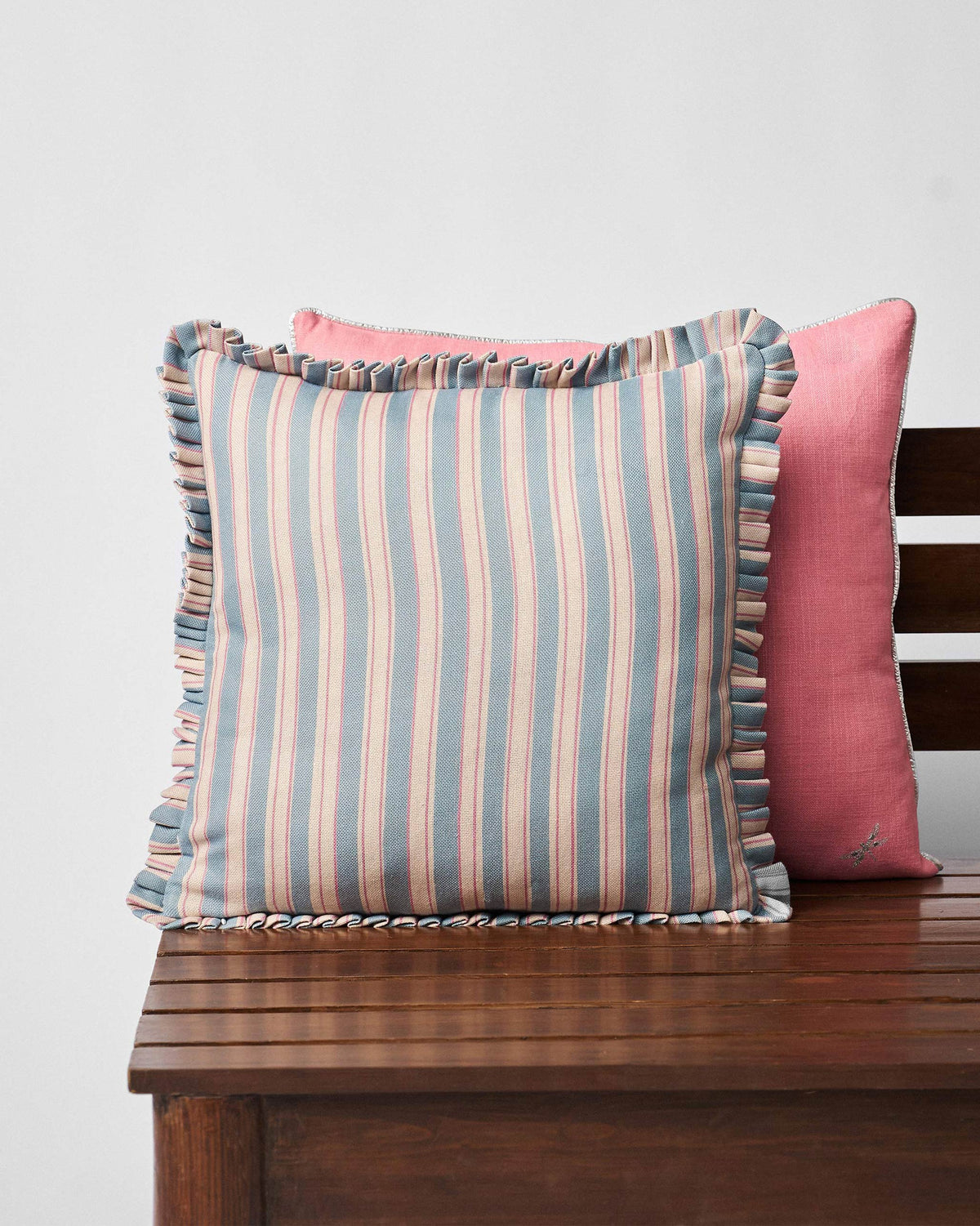 Deer Dance Cushion Cover - Blue thumbnail 2