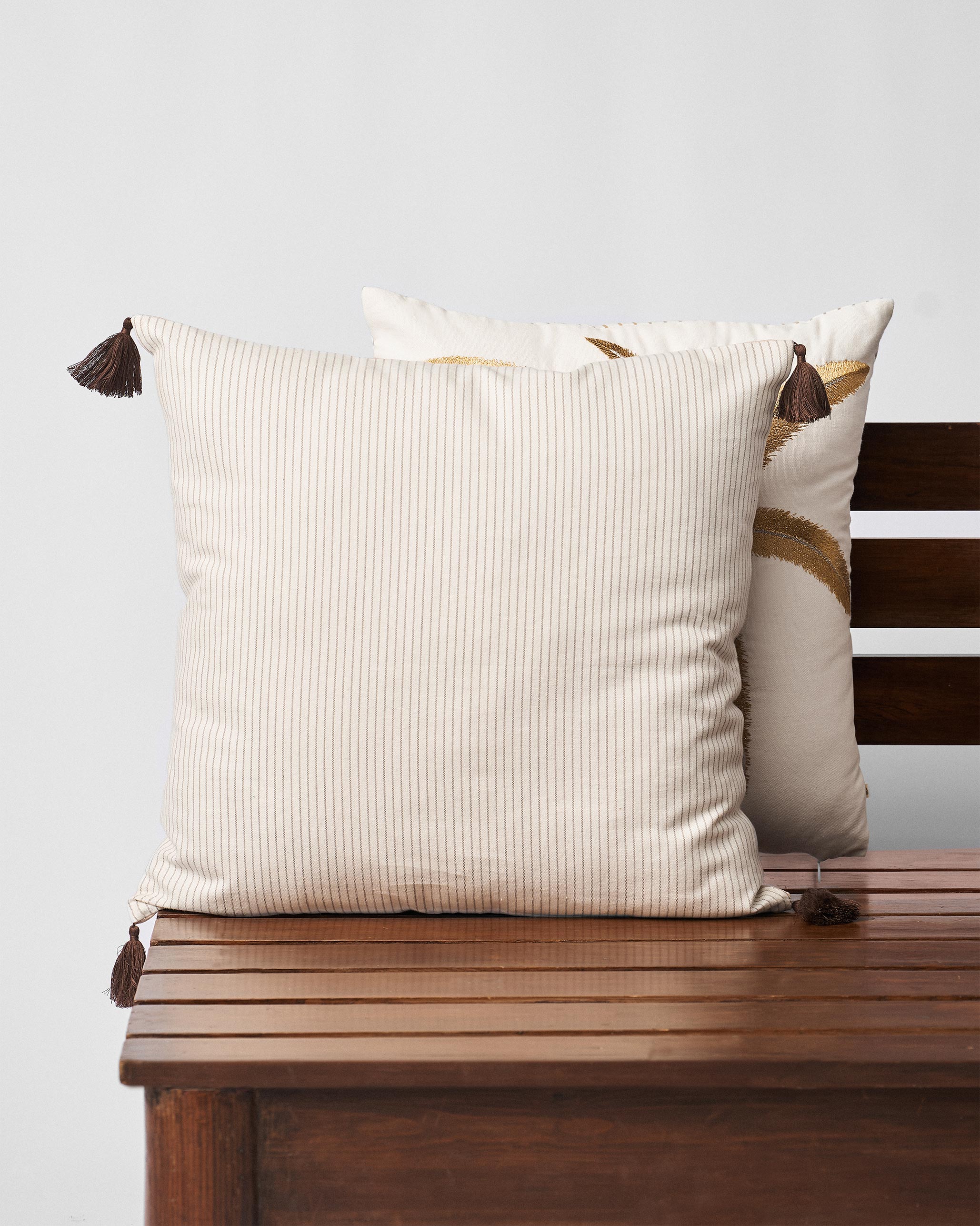 Lotus Marigold Cushion Cover