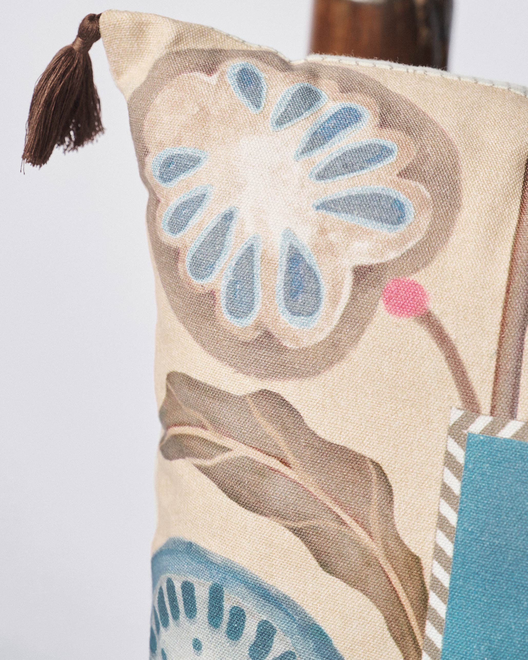 Lotus Marigold Cushion Cover