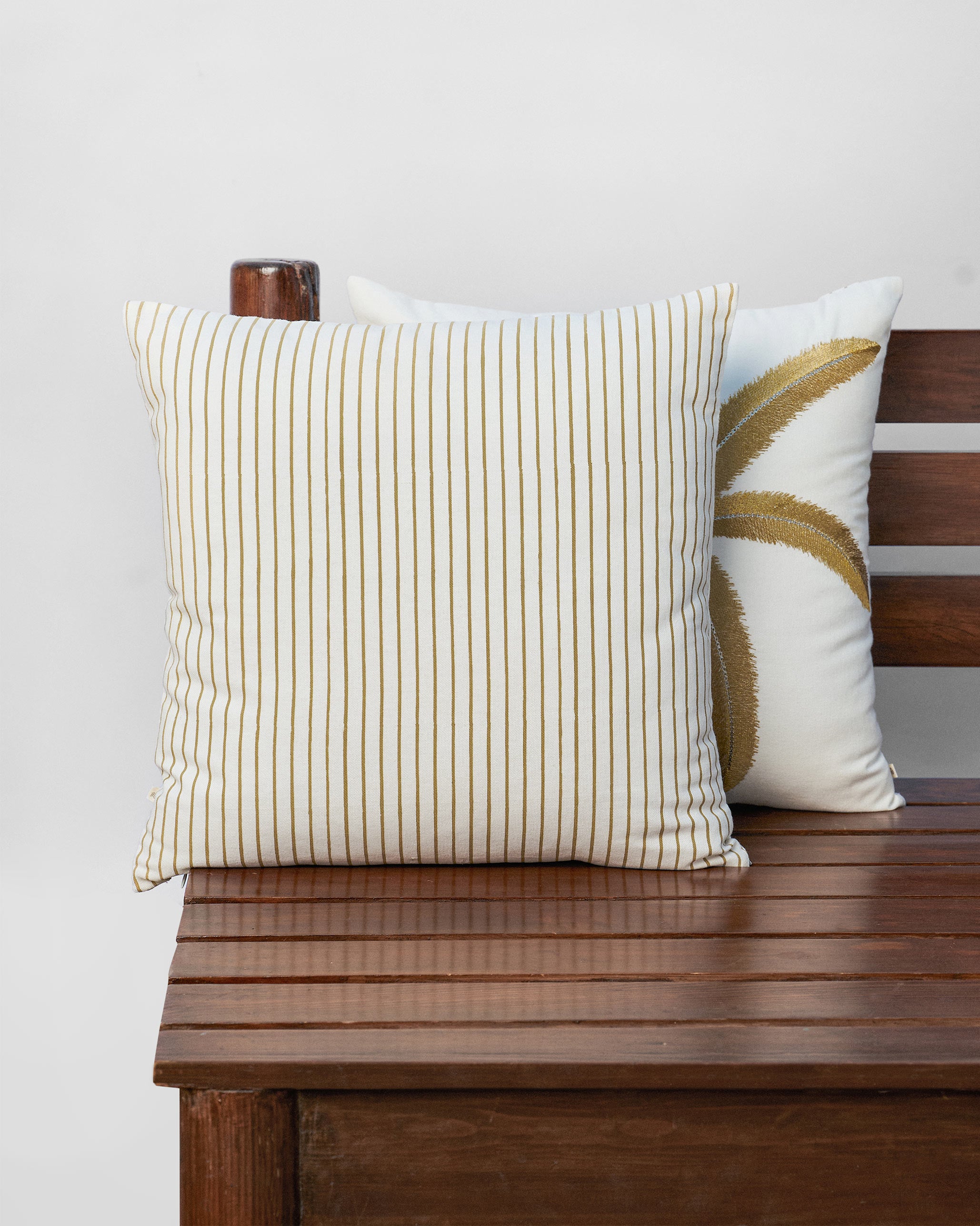 Pineapple Embroidered Cushion Cover