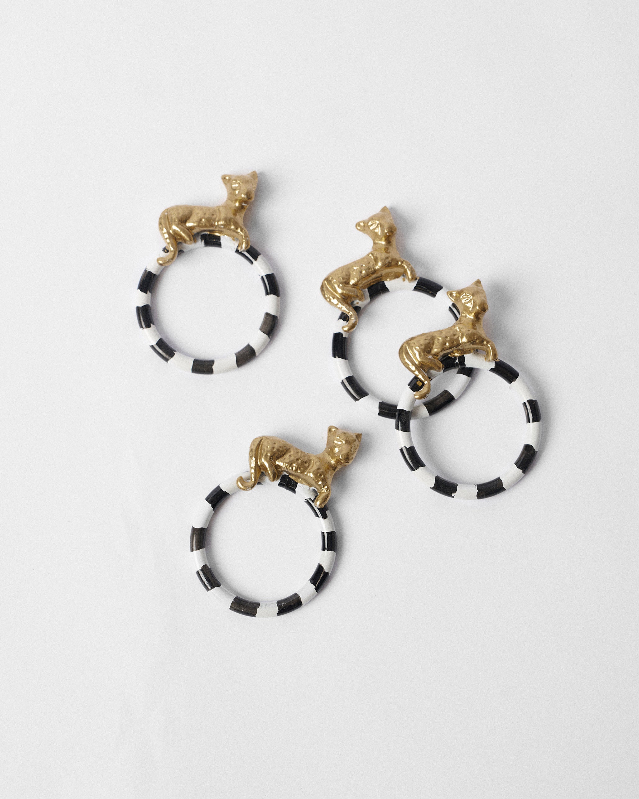 Leopard Napkin Ring - Set of 4