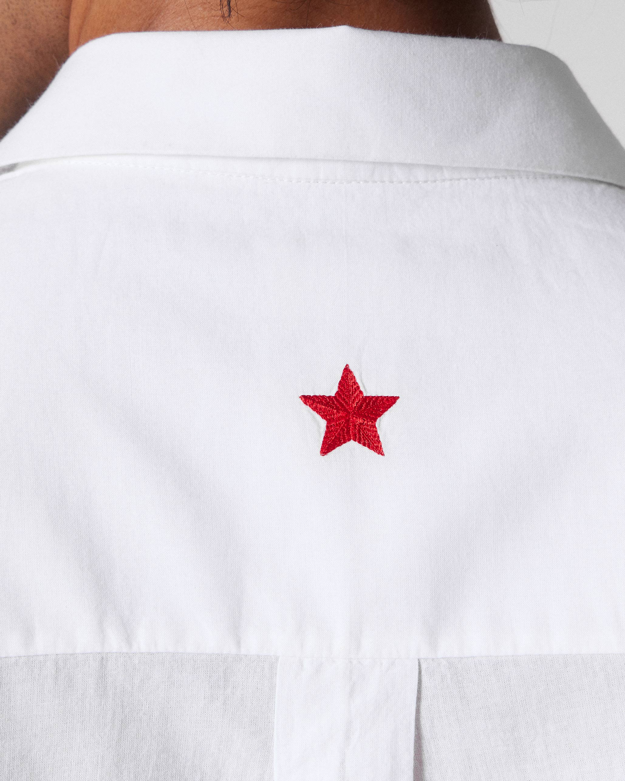 Basalt Shirt - White Embroidered