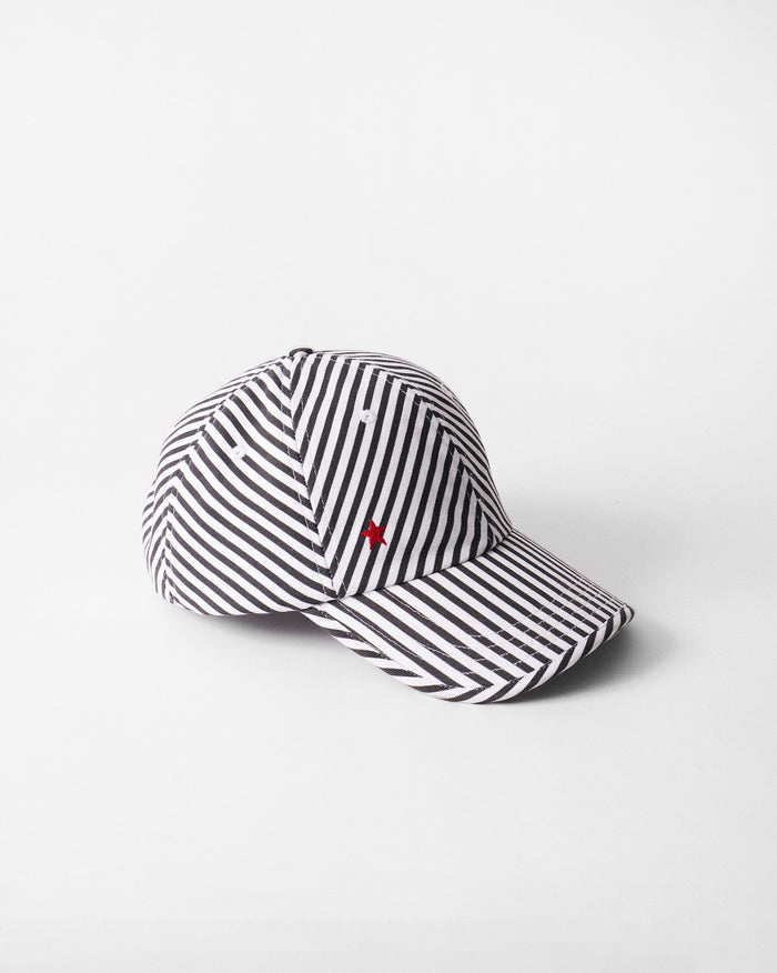 Traveller's Cap - Charcoal & Ivory
