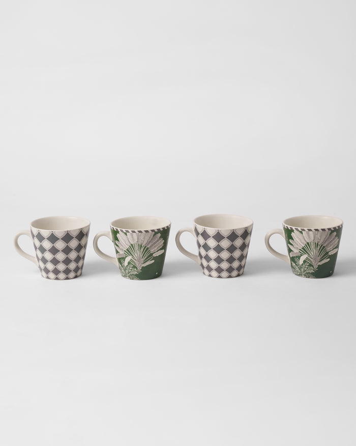 Kandy Espresso Mugs - Set of 4