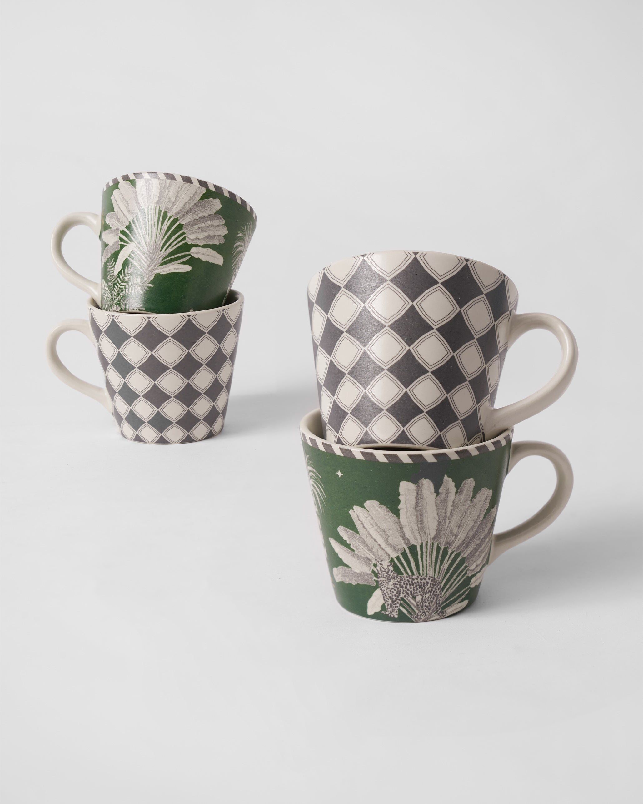 Kandy Espresso Mugs - Set of 4