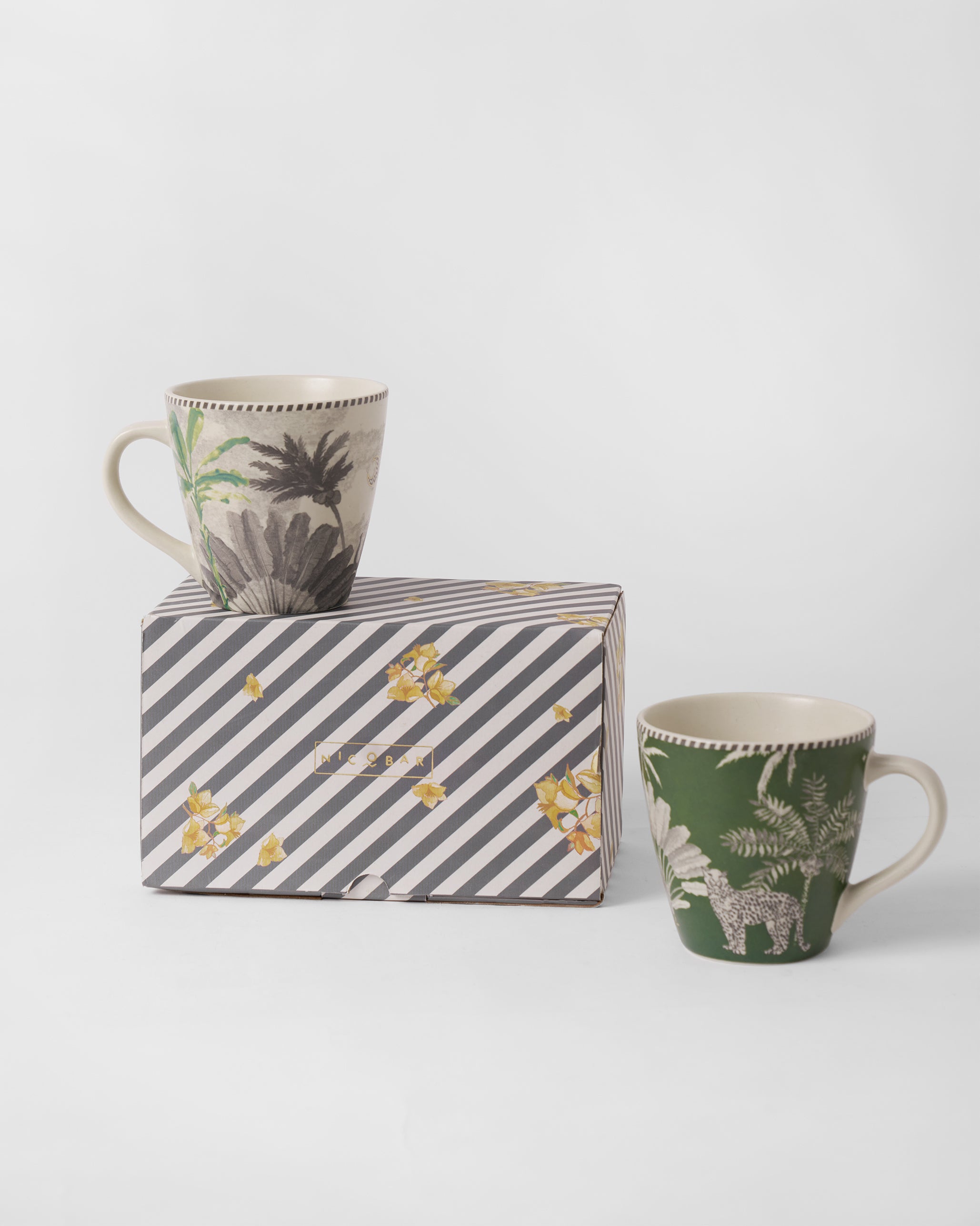 Haathi Conical Mug - Set of 2