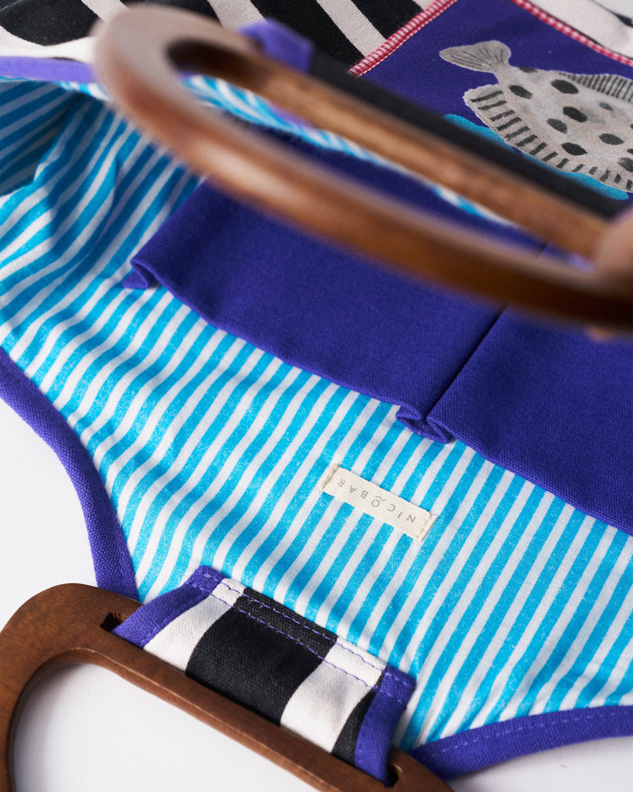 Fish Bowl Tote - Charcoal & Ivory