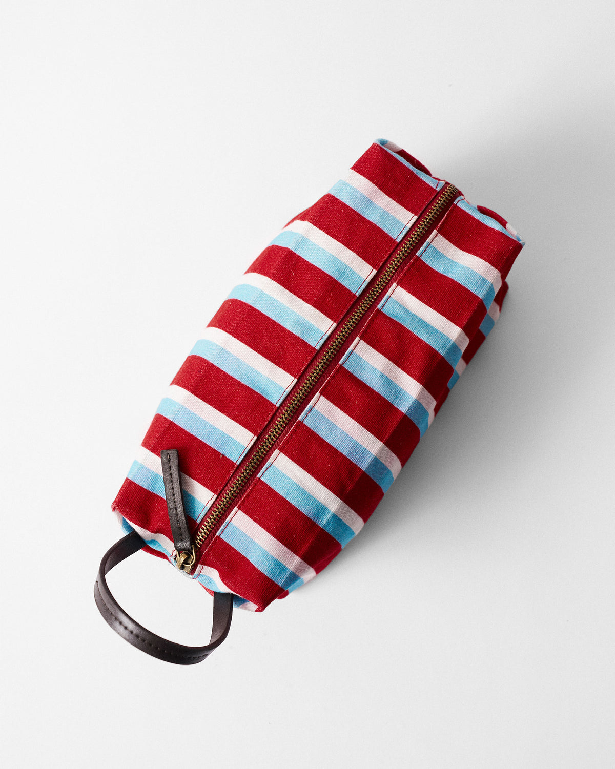 Shen Toilet Kit - Ice Blue & Red Stripes thumbnail 3