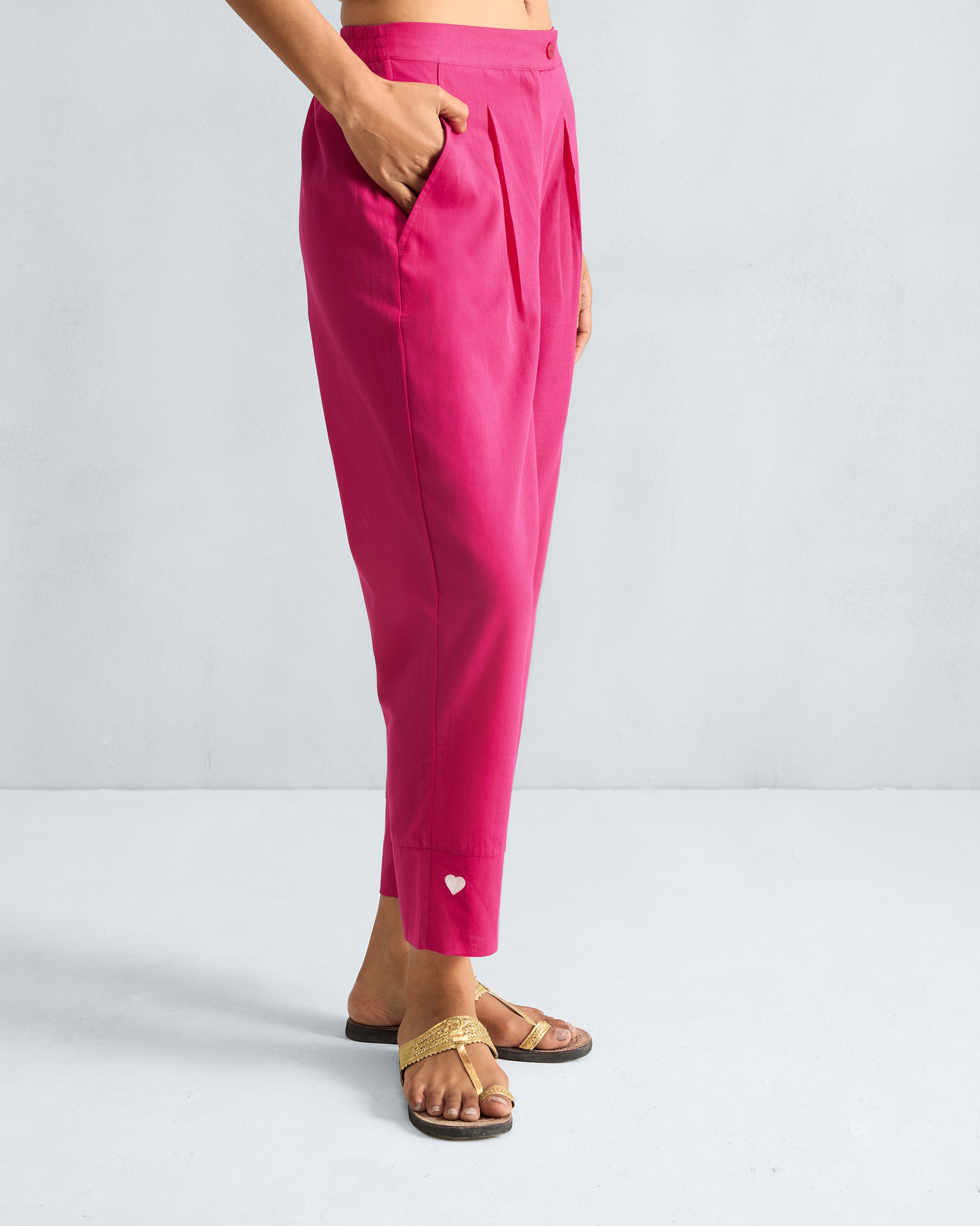 Narrow Pants - Fuchsia