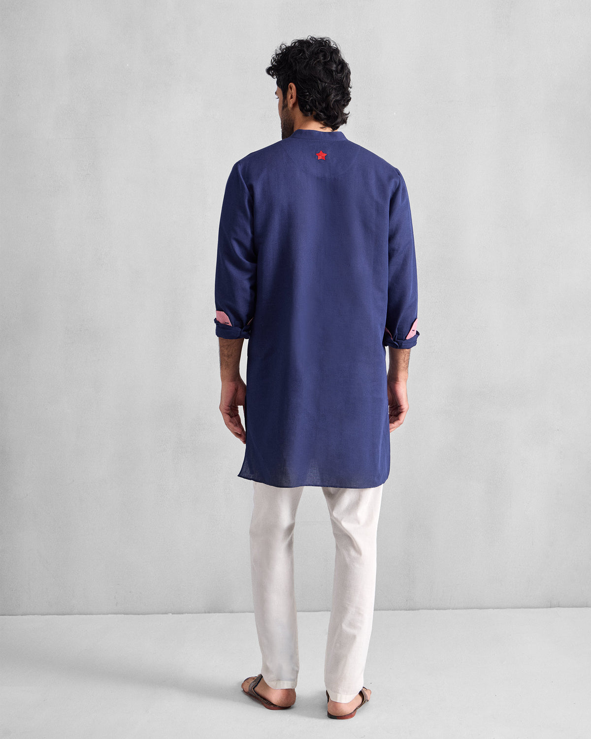 Chandni Chowk Kurta - Ink Blue