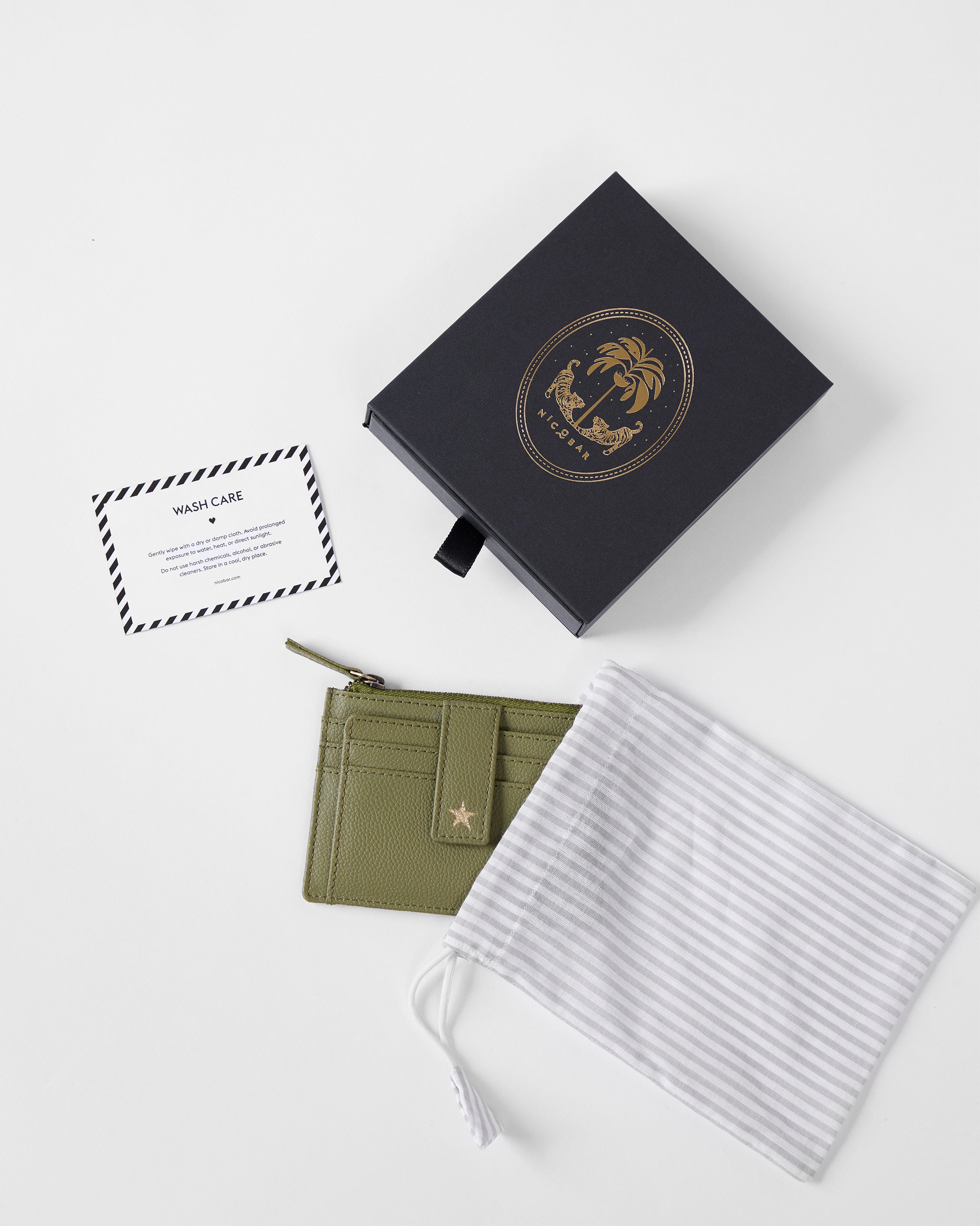 Everyday Star Card Holder - Green
