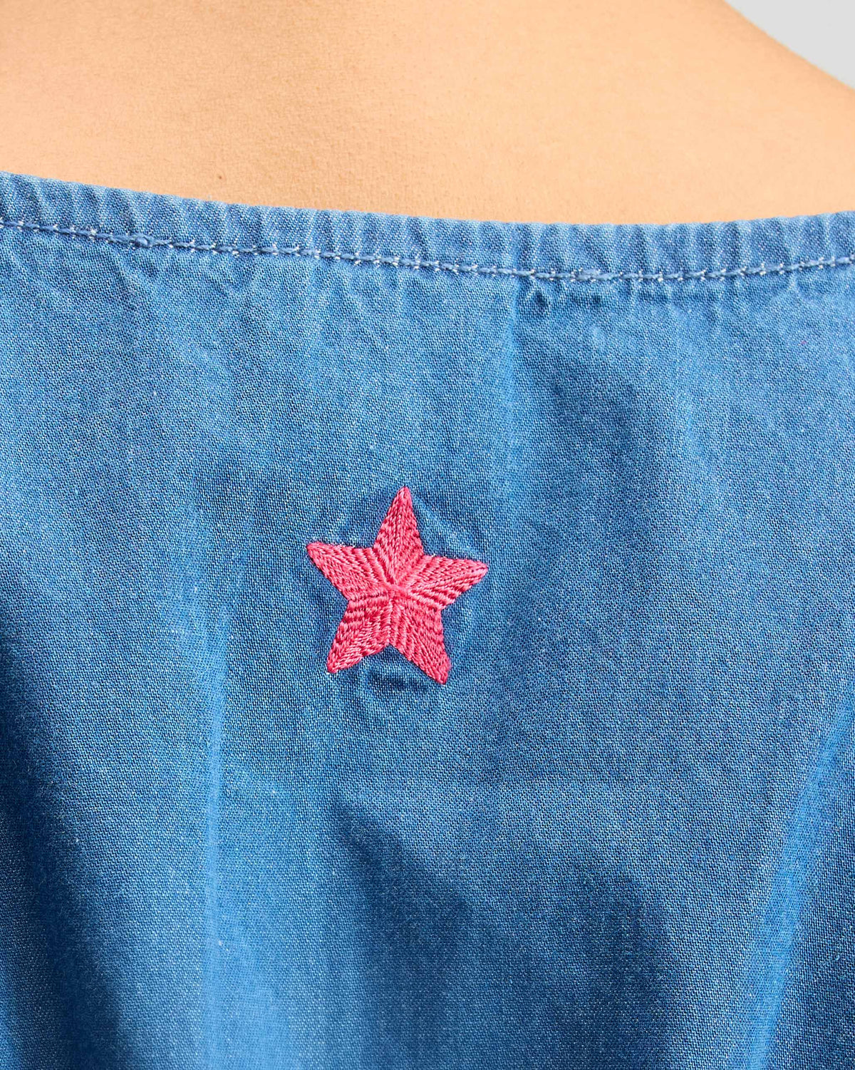 Short Racerback Dress - Denim thumbnail 4