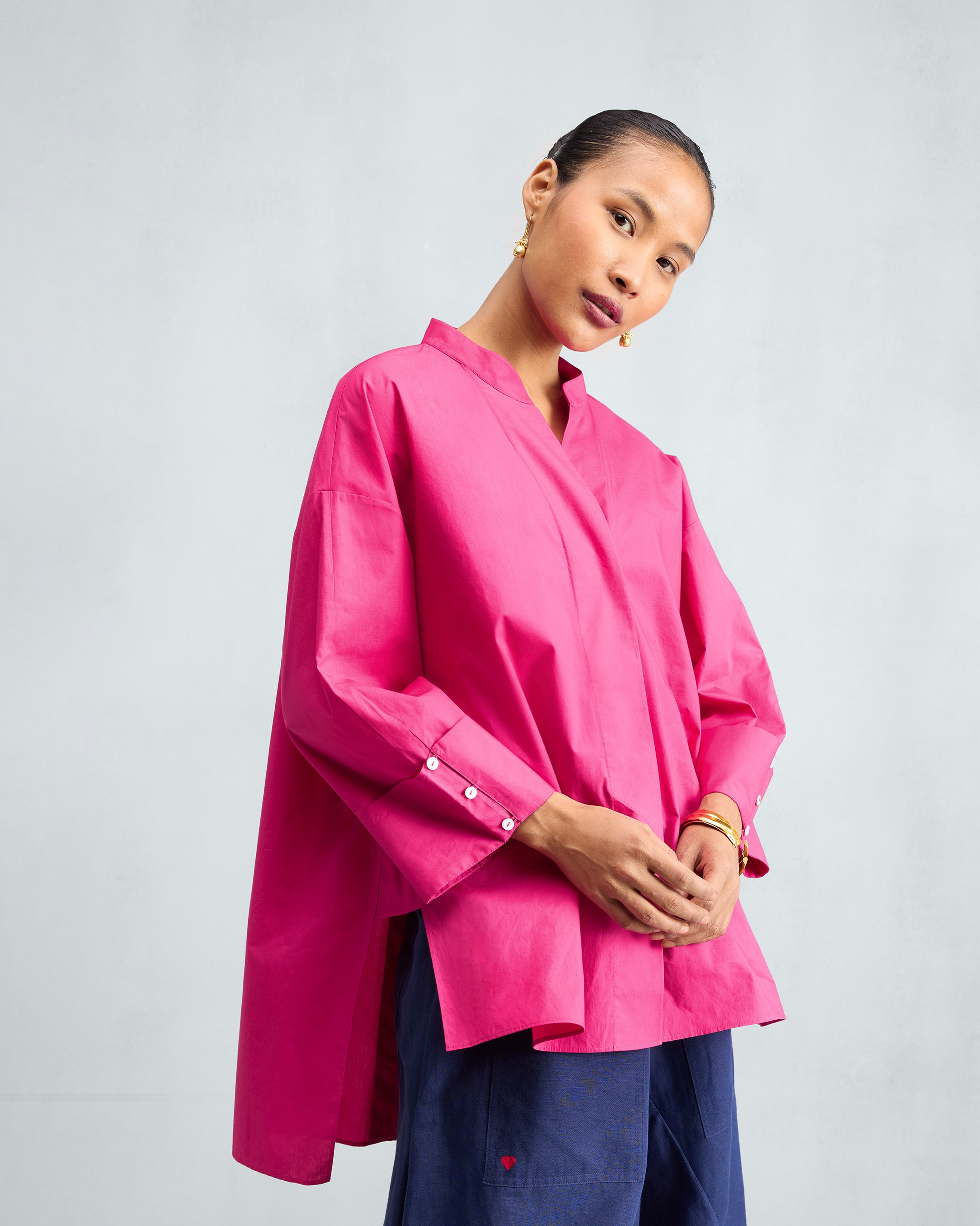 Cirrus Shirt - Fuchsia