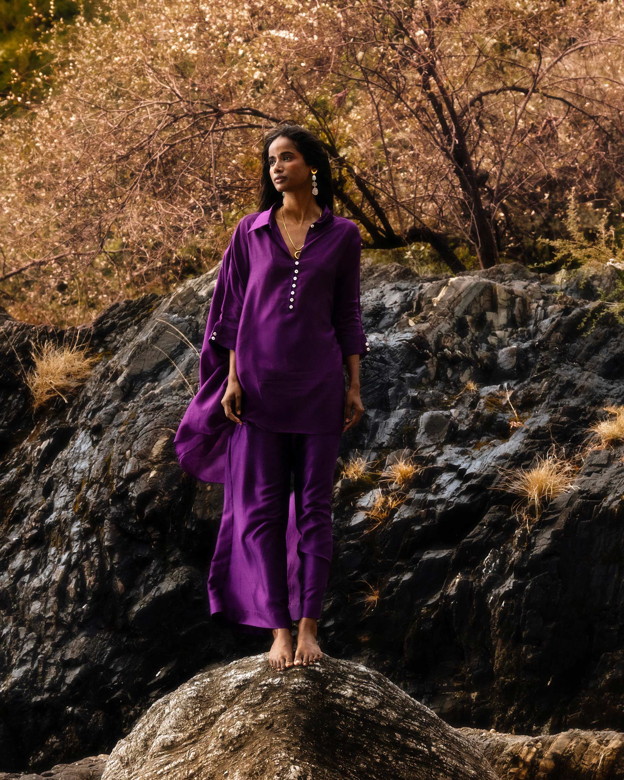 Hala Tunic - Purple