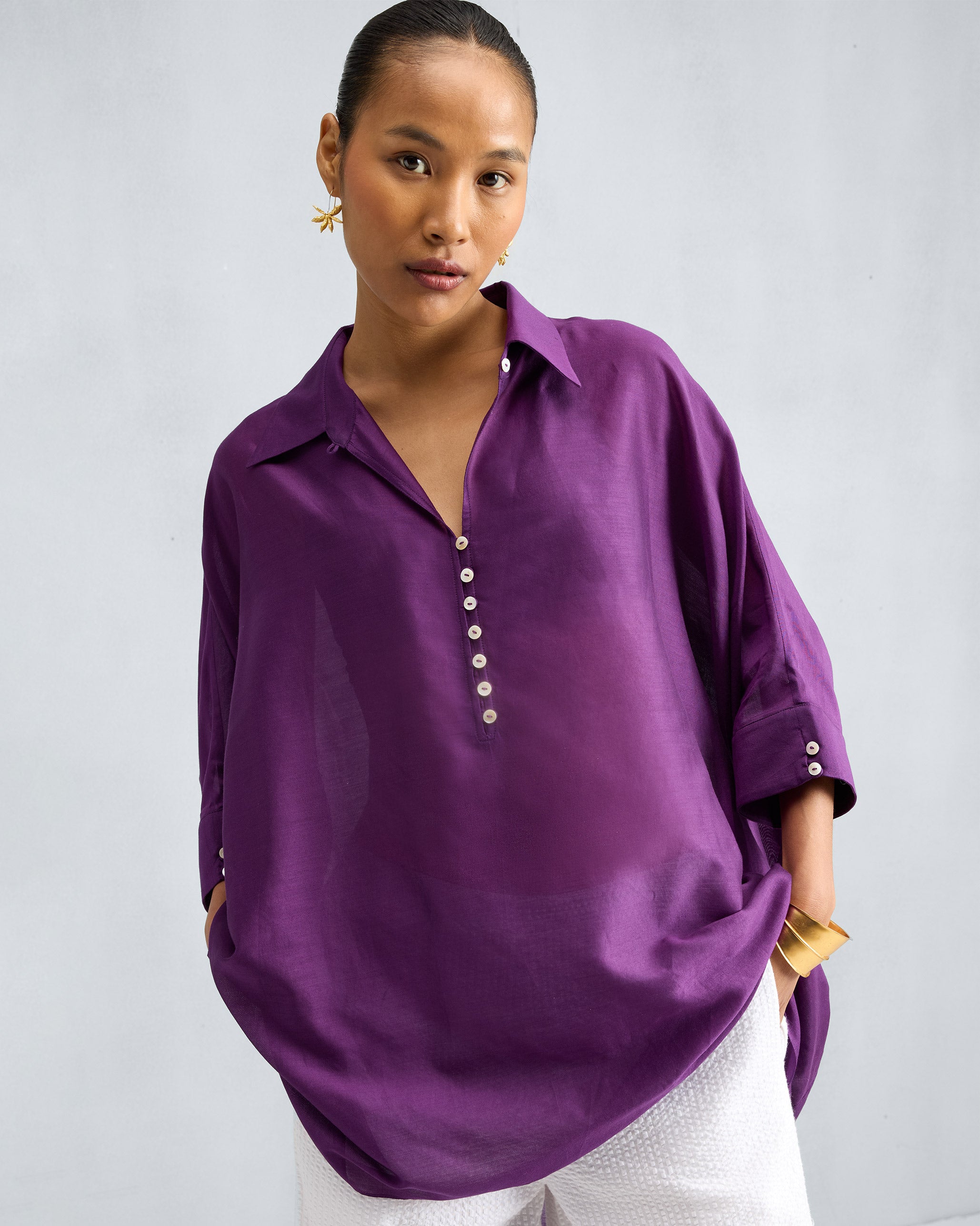 Hala Tunic - Purple