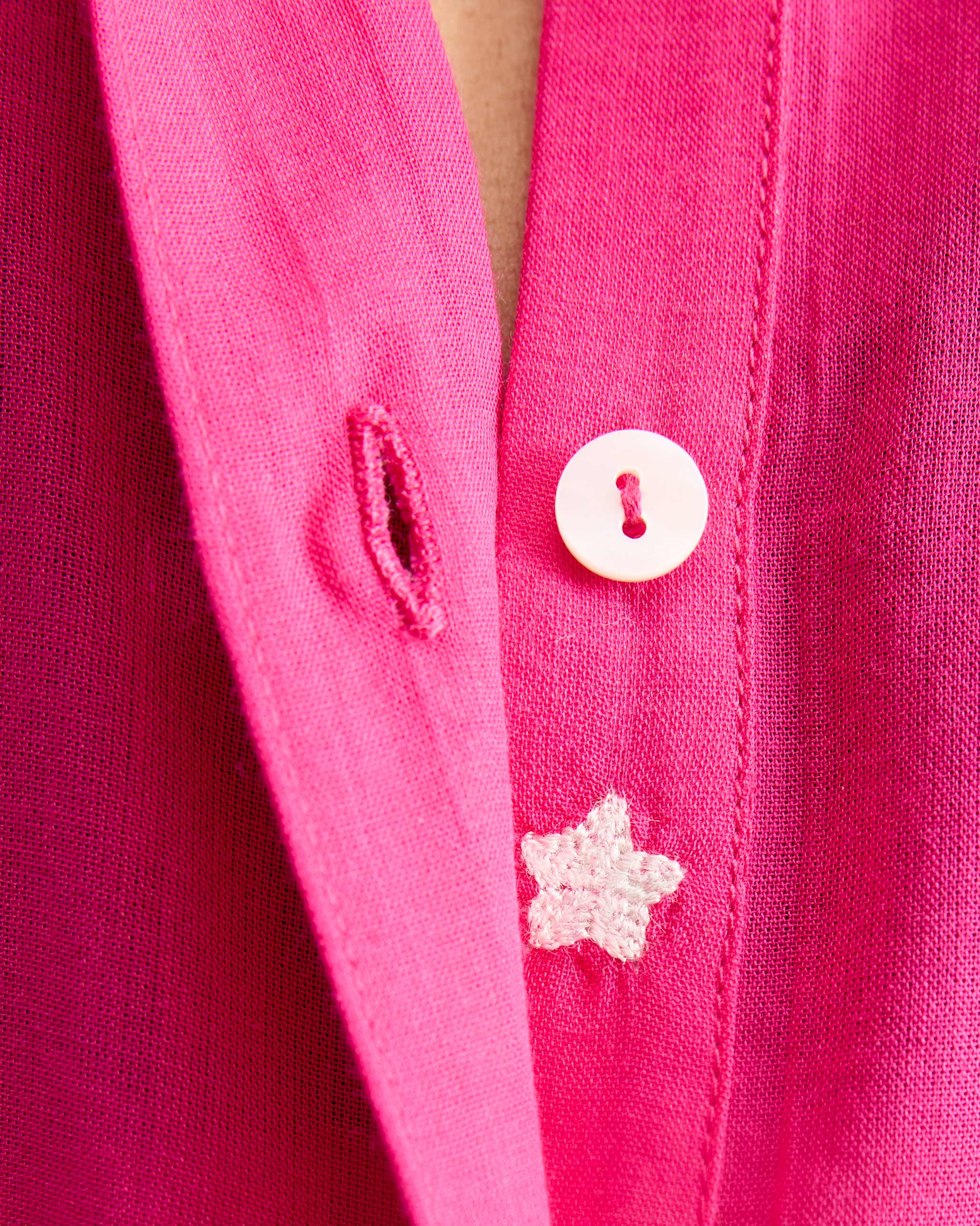 Basic Mid Length Kurta - Fuchsia