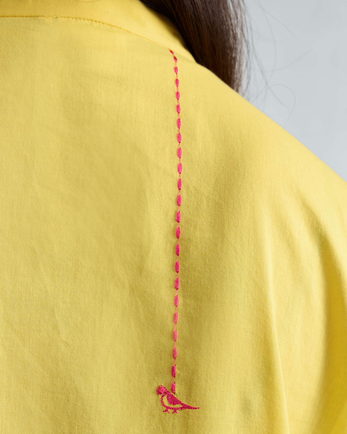 Basic Long Kurta - Yellow