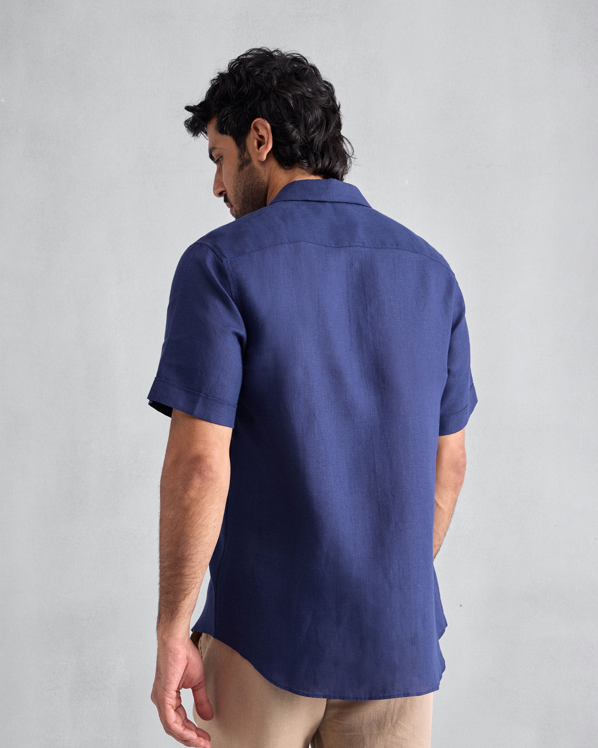 Half Sleeve Shirt - Ink Blue