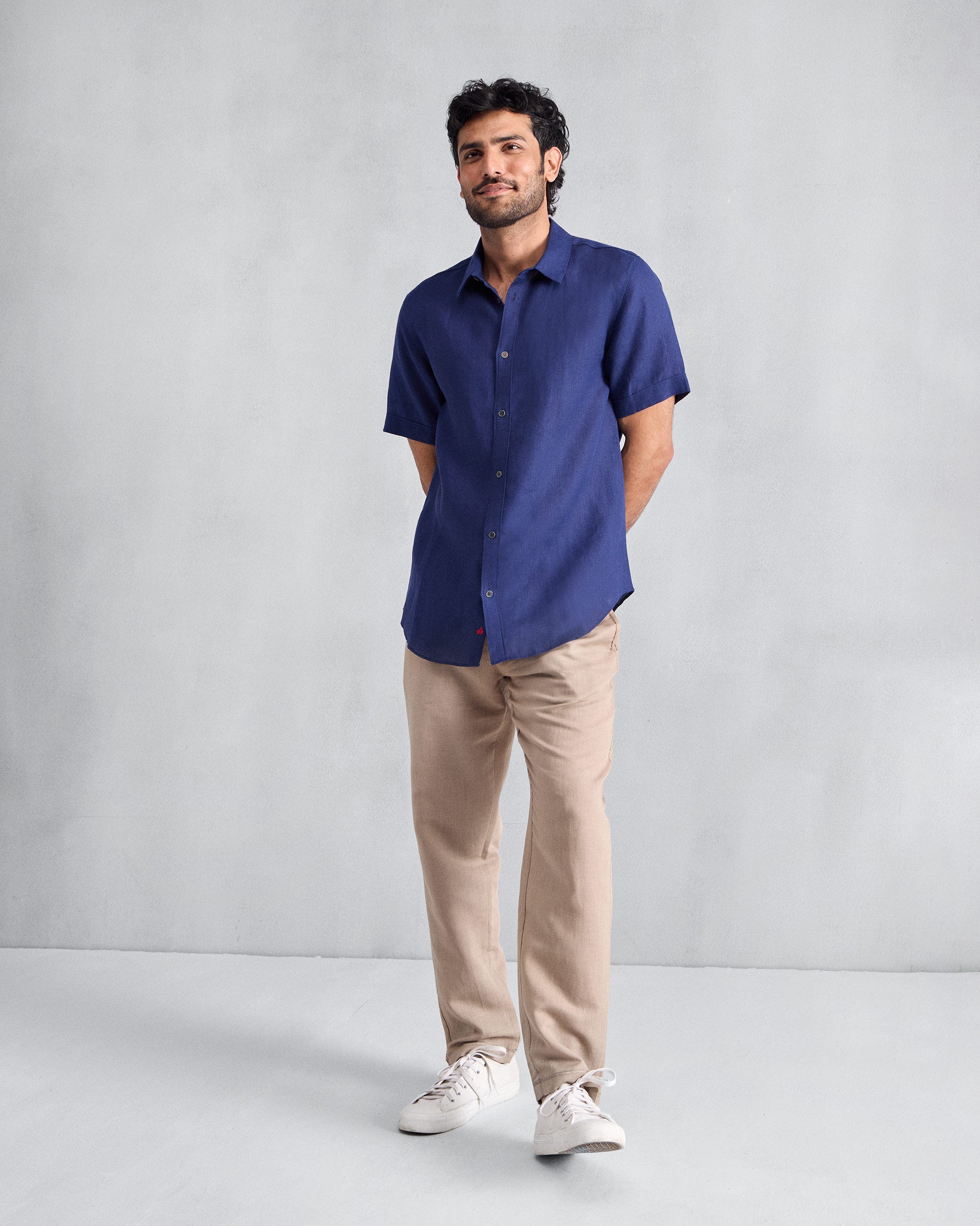 Half Sleeve Shirt - Ink Blue