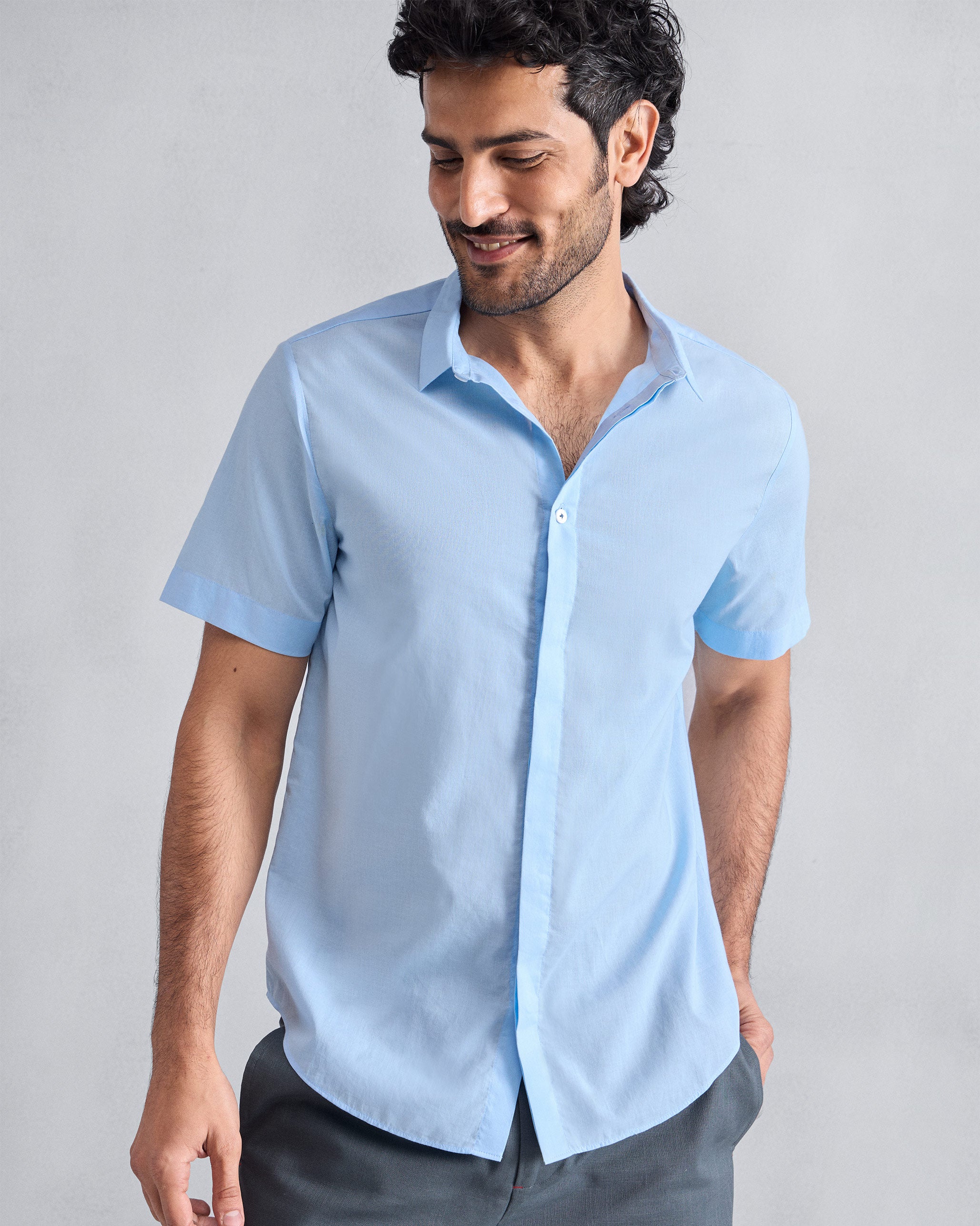 Riverine Shirt - Light Blue