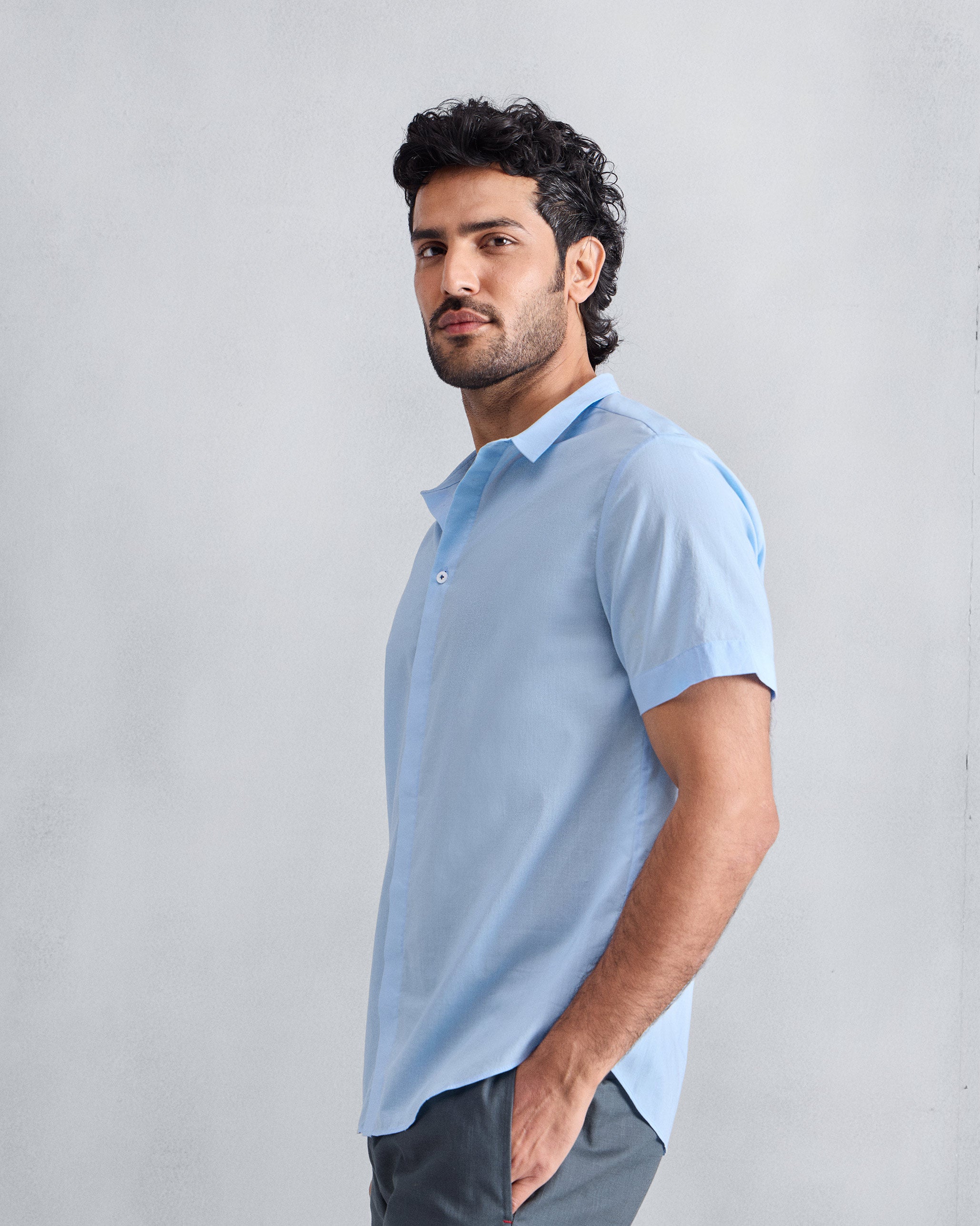 Riverine Shirt - Light Blue