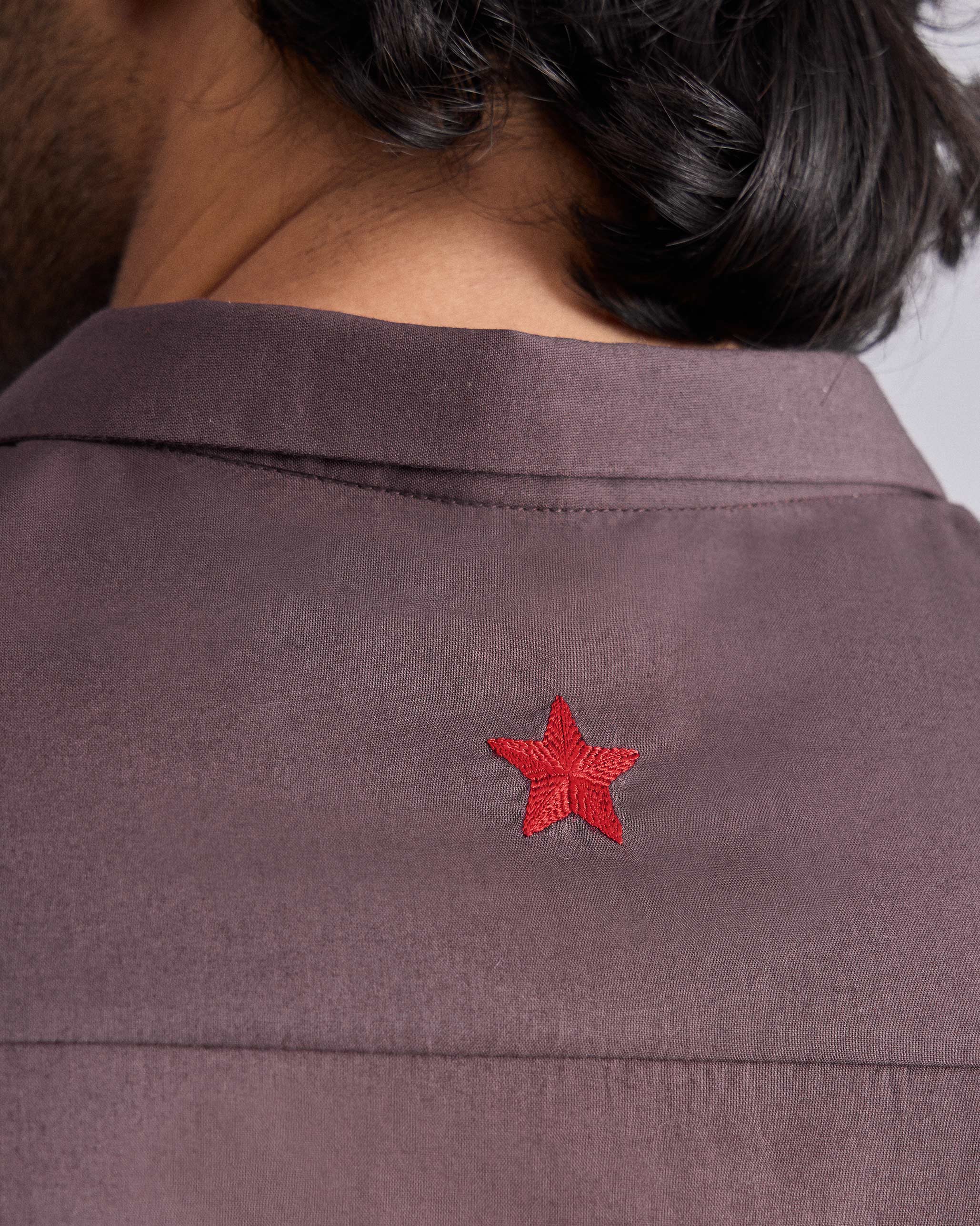 Riverine Shirt - Chocolate Plum