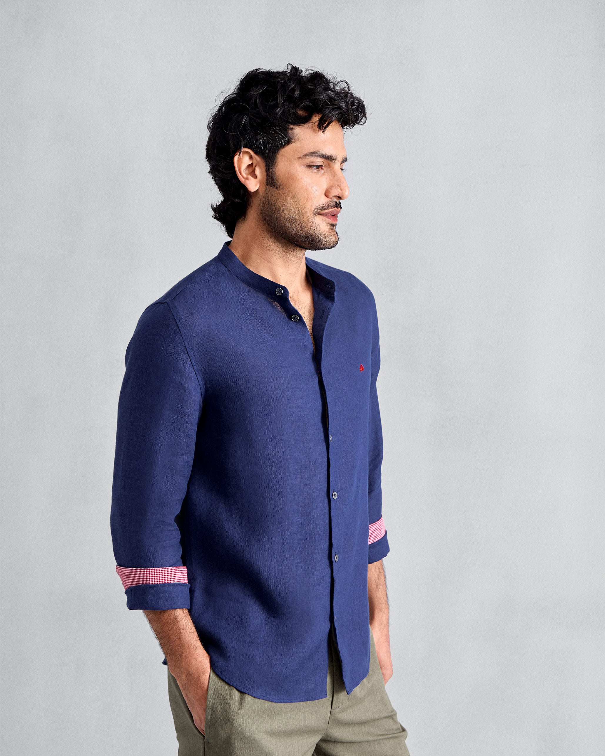 Nawab Shirt - Ink Blue