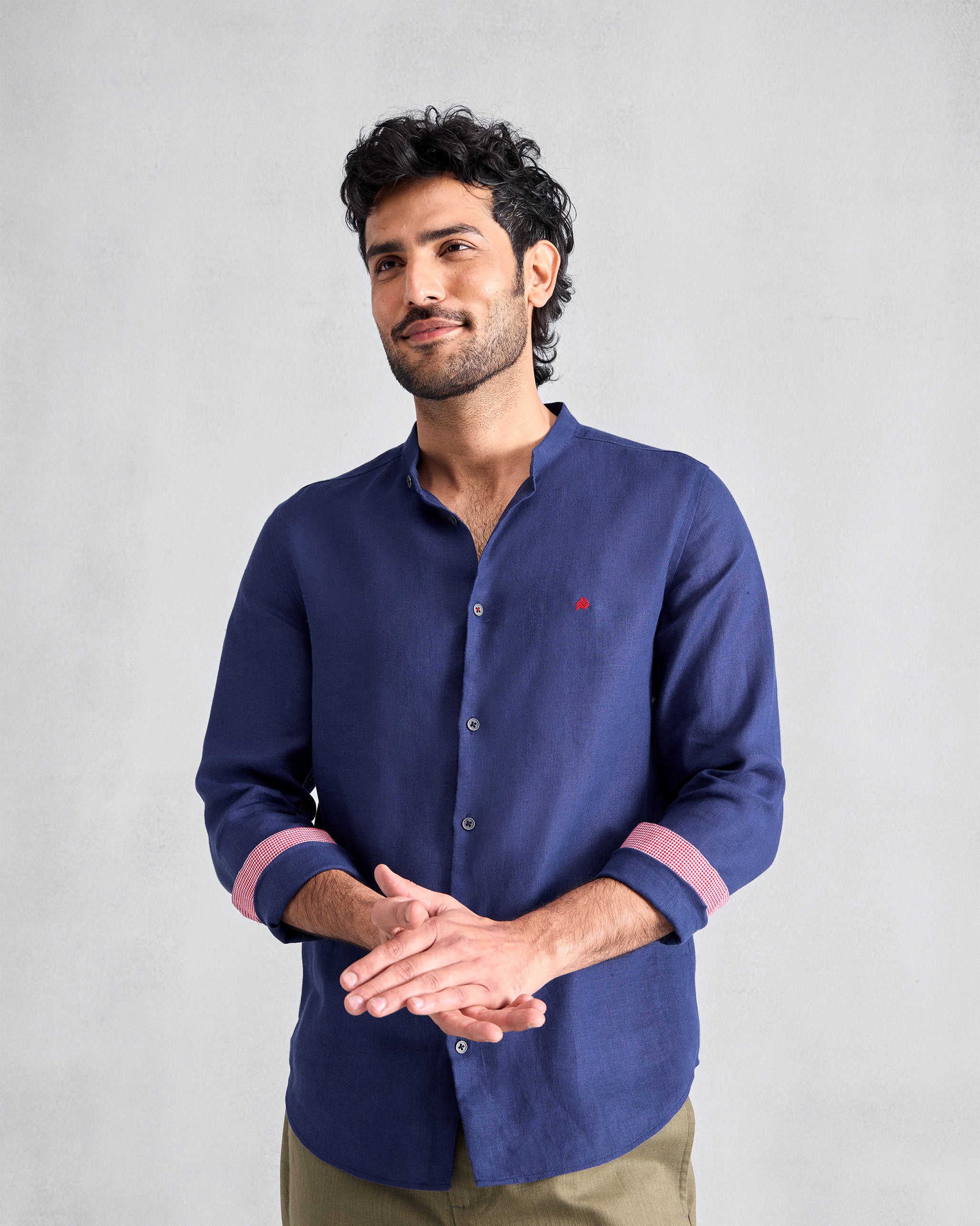 Nawab Shirt - Ink Blue