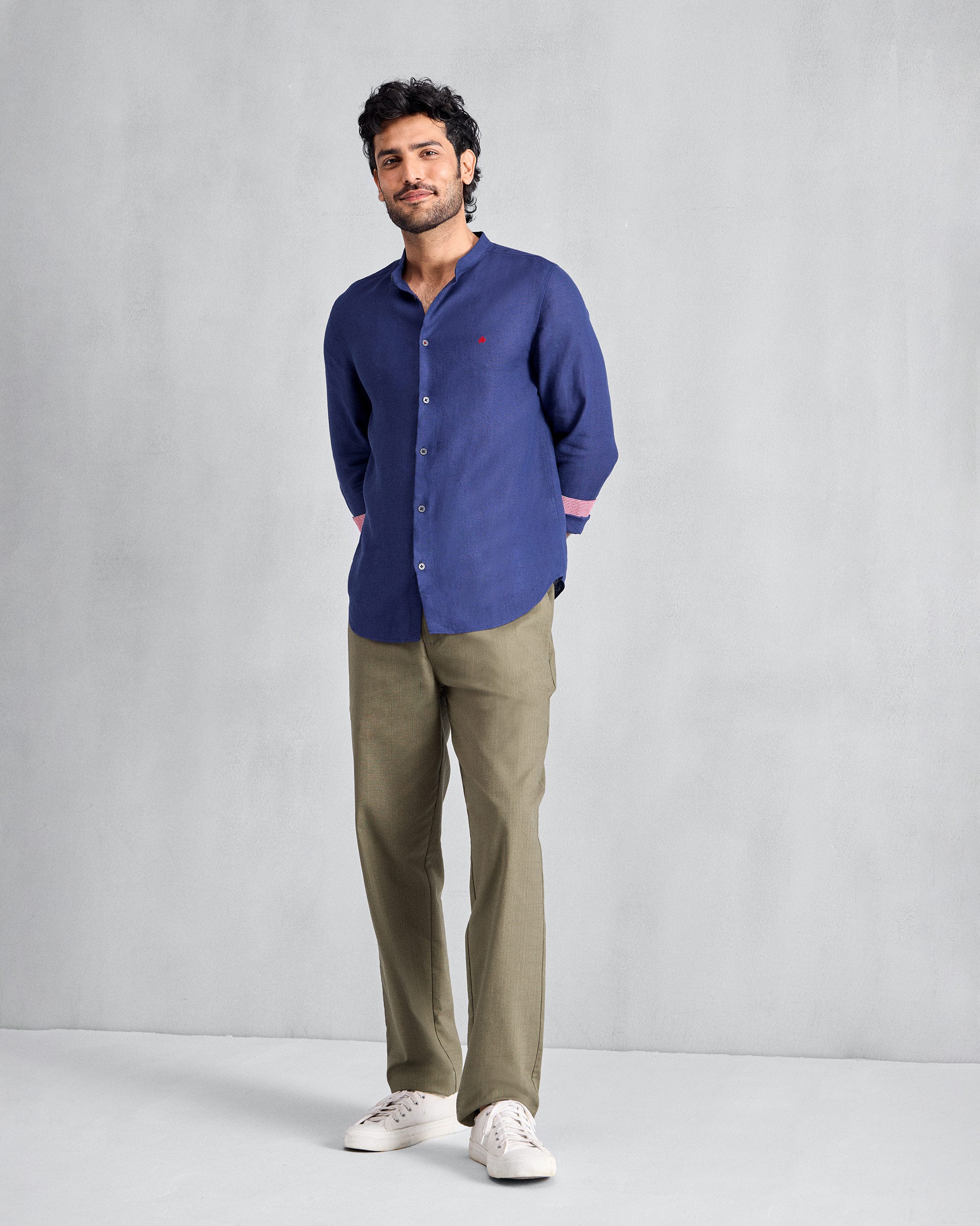 Nawab Shirt - Ink Blue